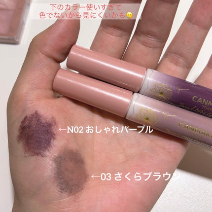 キャンメイク スマートミニアイブロウカラーのクチコミ「ブルベ冬さん暗髪さん!これドンピシャじゃない?!
本当にこのシリーズ好きなんだけど、最初ら辺.....」(3枚目)