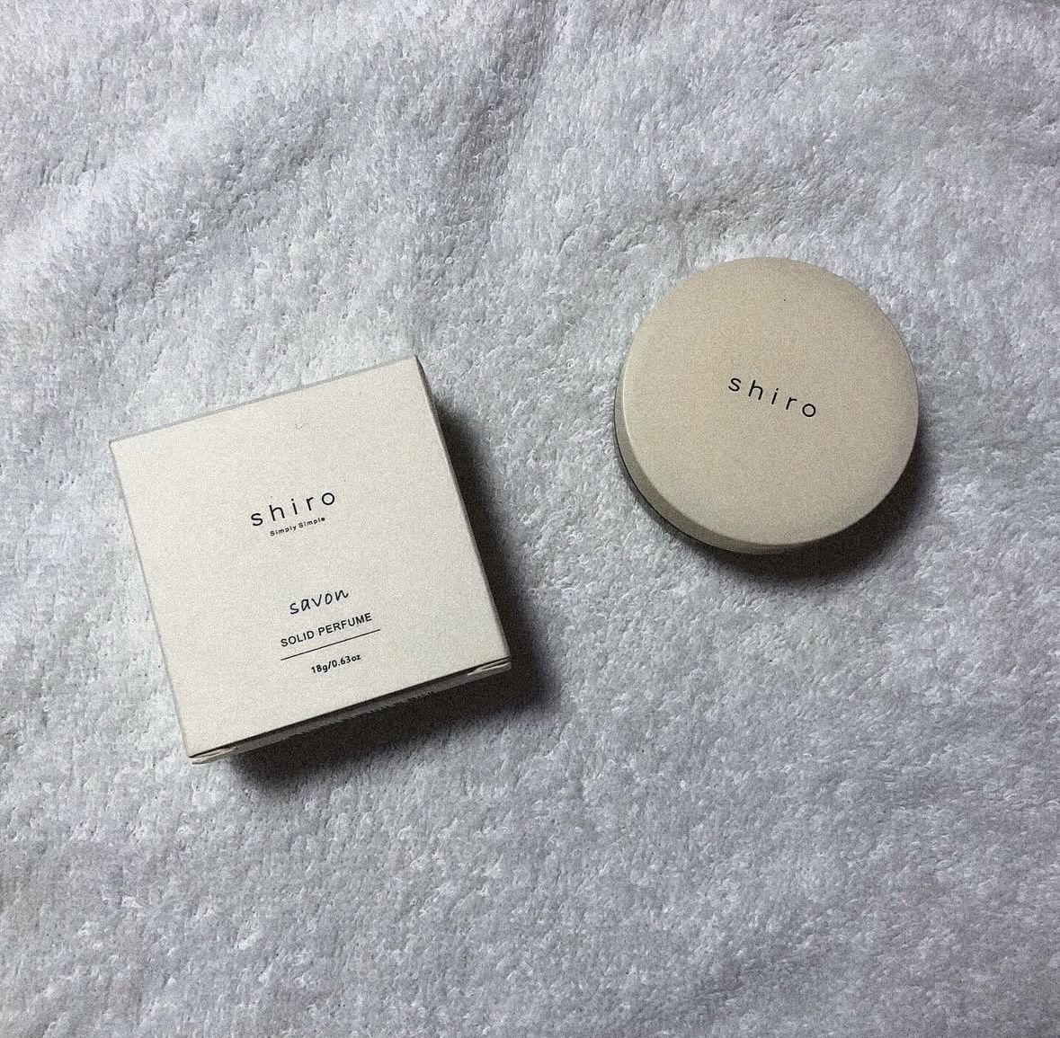サボン 練り香水/SHIRO/練り香水を使ったクチコミ（1枚目）