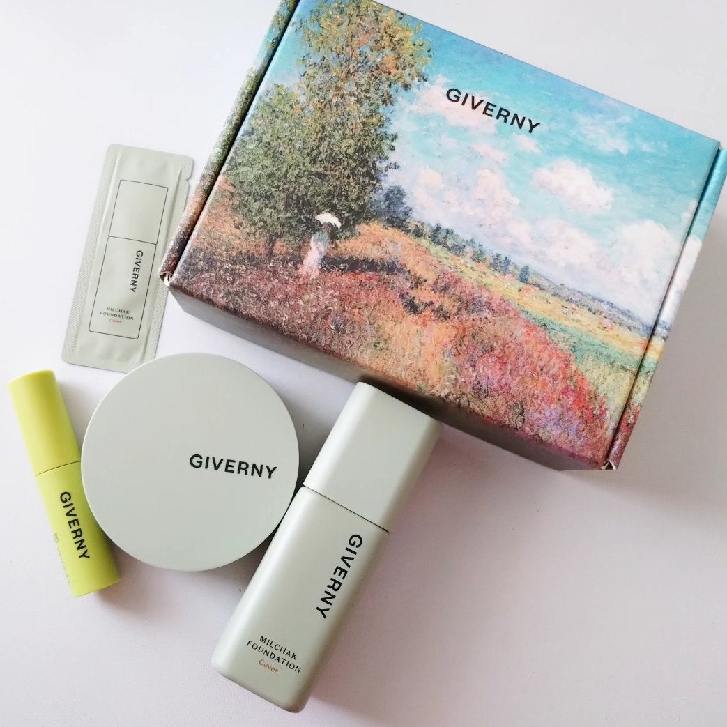 ジヴェルニー 密着カバークッション/GIVERNY/クッションファンデーションを使ったクチコミ(1枚目)