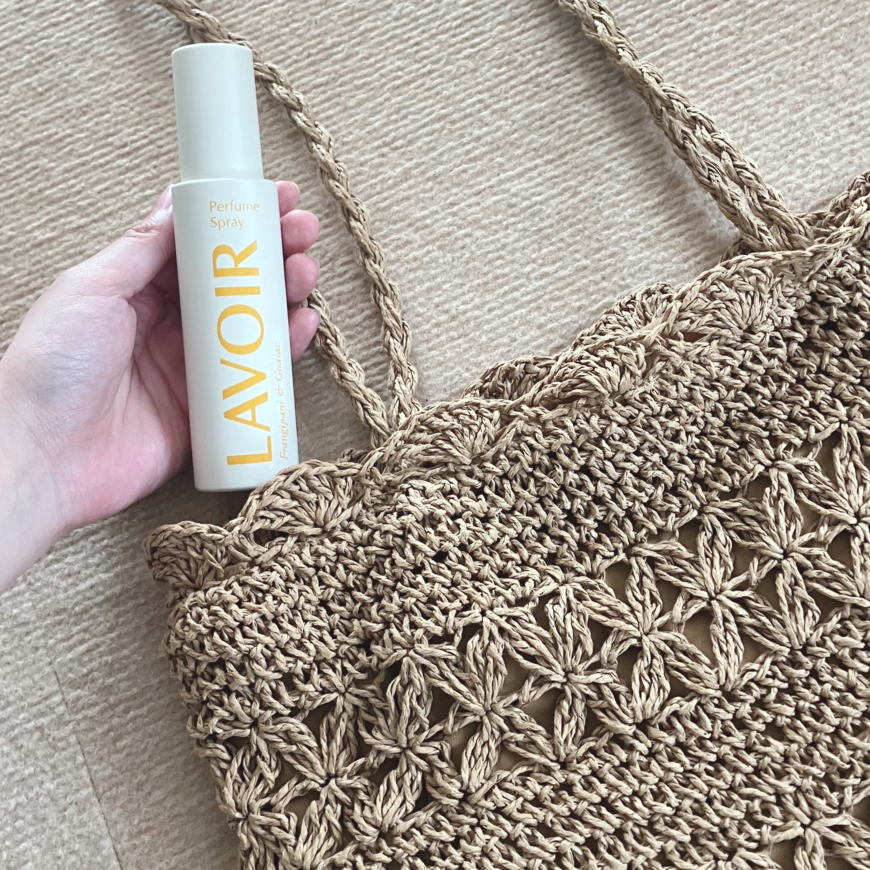 パフュームスプレー プルメリア＆ガイアック/LAVOIR/香水(その他)を使ったクチコミ（3枚目）