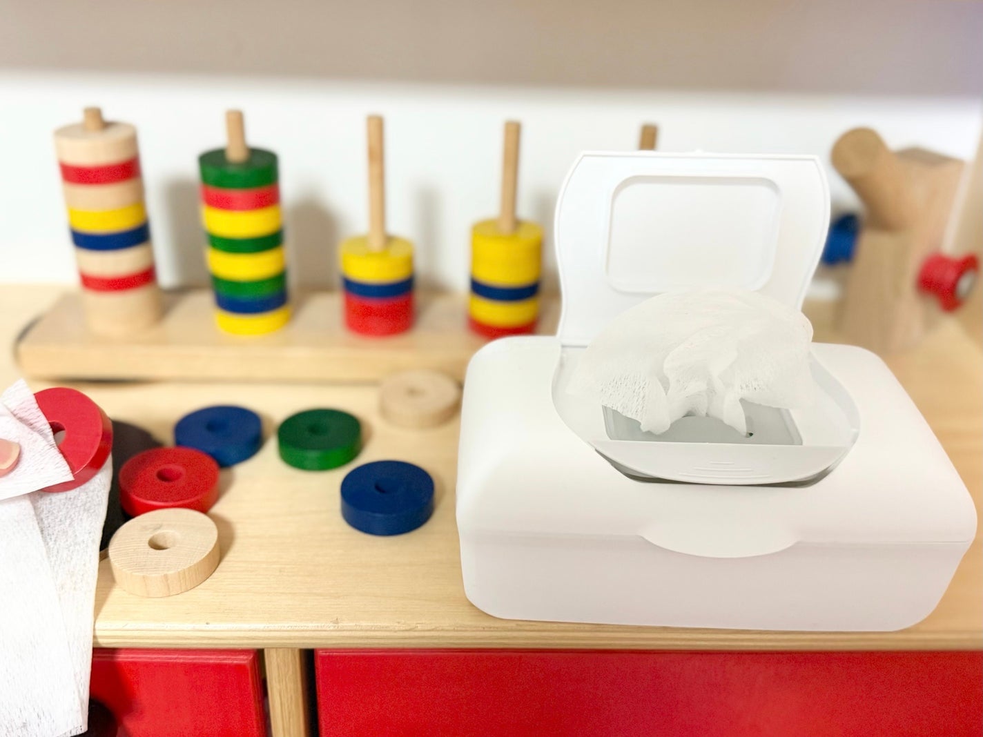 除菌ウェットティッシュ ノンアルコールタイプ/シルコット/ティッシュを使ったクチコミ(2枚目)