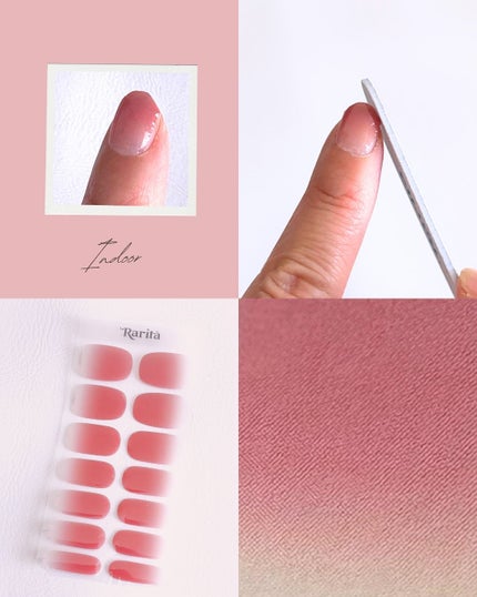 SUNNY RECIPE COLOR CHANGE GEL NAIL Rose Gradation/SUNNY RECIPE/ネイルシールを使ったクチコミ(3枚目)