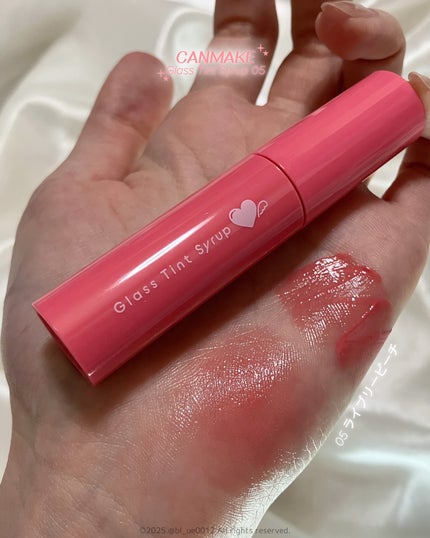 グラスティントシロップ/キャンメイク/リップティントを使ったクチコミ(5枚目)
