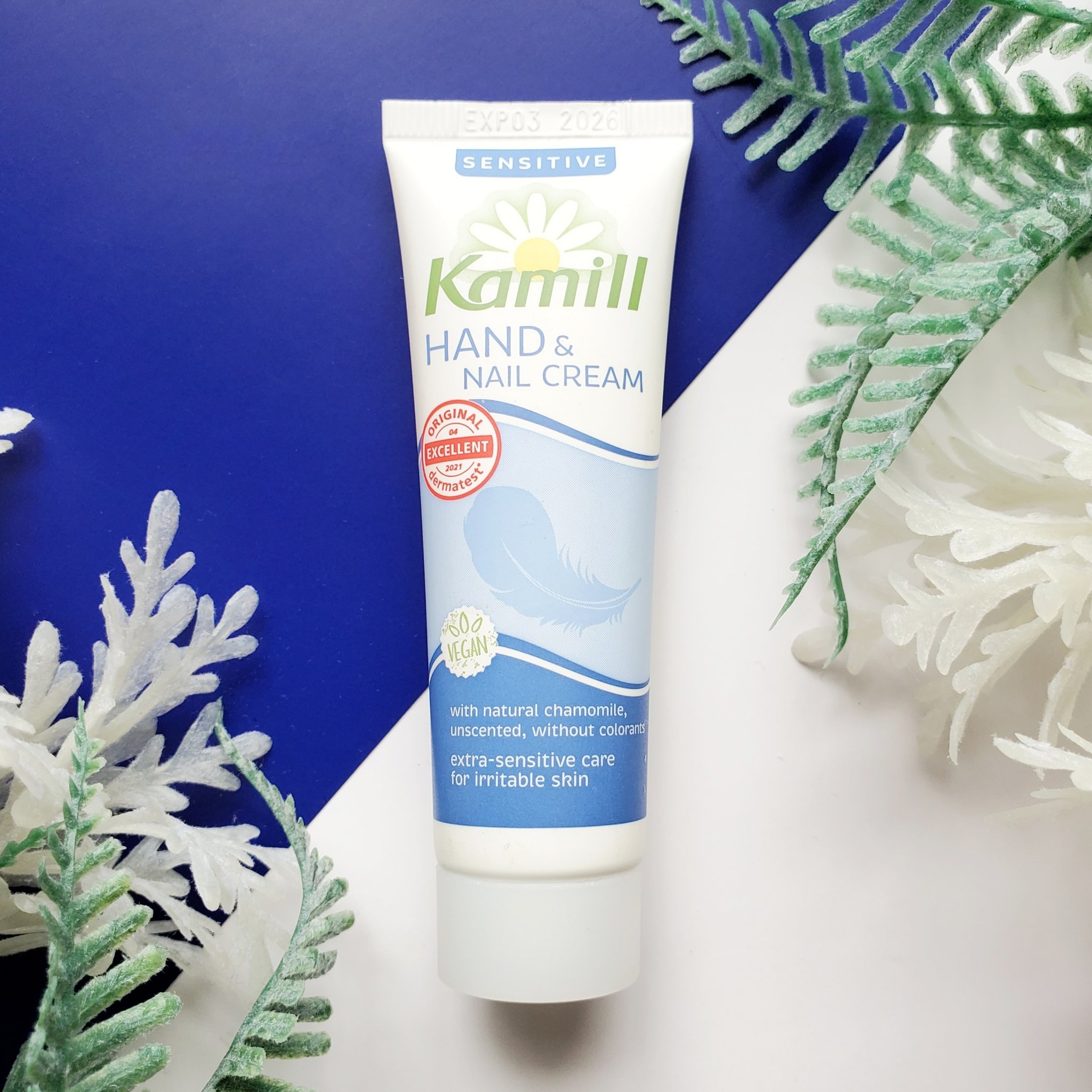 ハンド＆ネイルクリーム センシティブ 3OML ミニ/カミール/ハンドクリームを使ったクチコミ（1枚目）