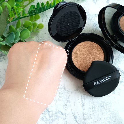 レブロン カラーステイ ロングウェア UV クッション ファンデーション/REVLON/クッションファンデーションを使ったクチコミ(4枚目)