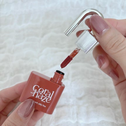 グロウロックゼリーティント/Coralhaze/リップティントを使ったクチコミ(3枚目)