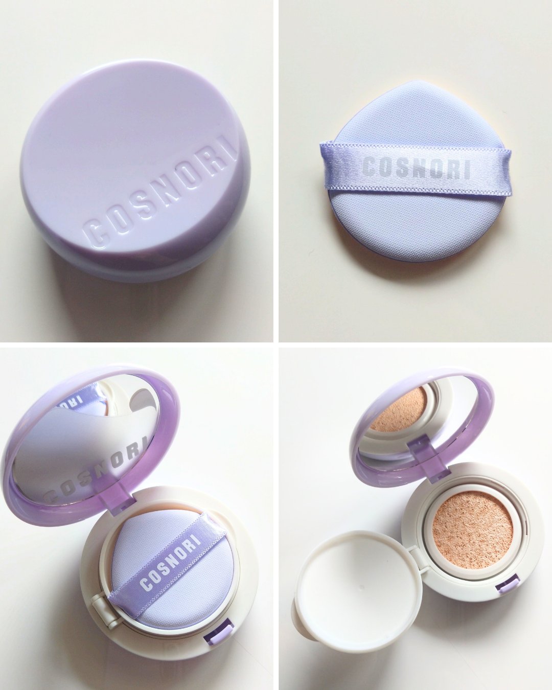 パンテノールバリアクッション/COSNORI/クッションファンデーションを使ったクチコミ（2枚目）