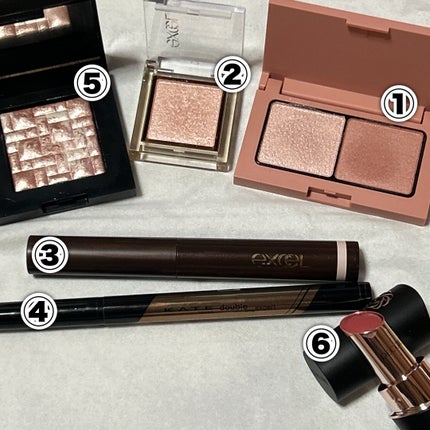 グリームオンフィットシャドウ/excel/スティックアイシャドウを使ったクチコミ(2枚目)