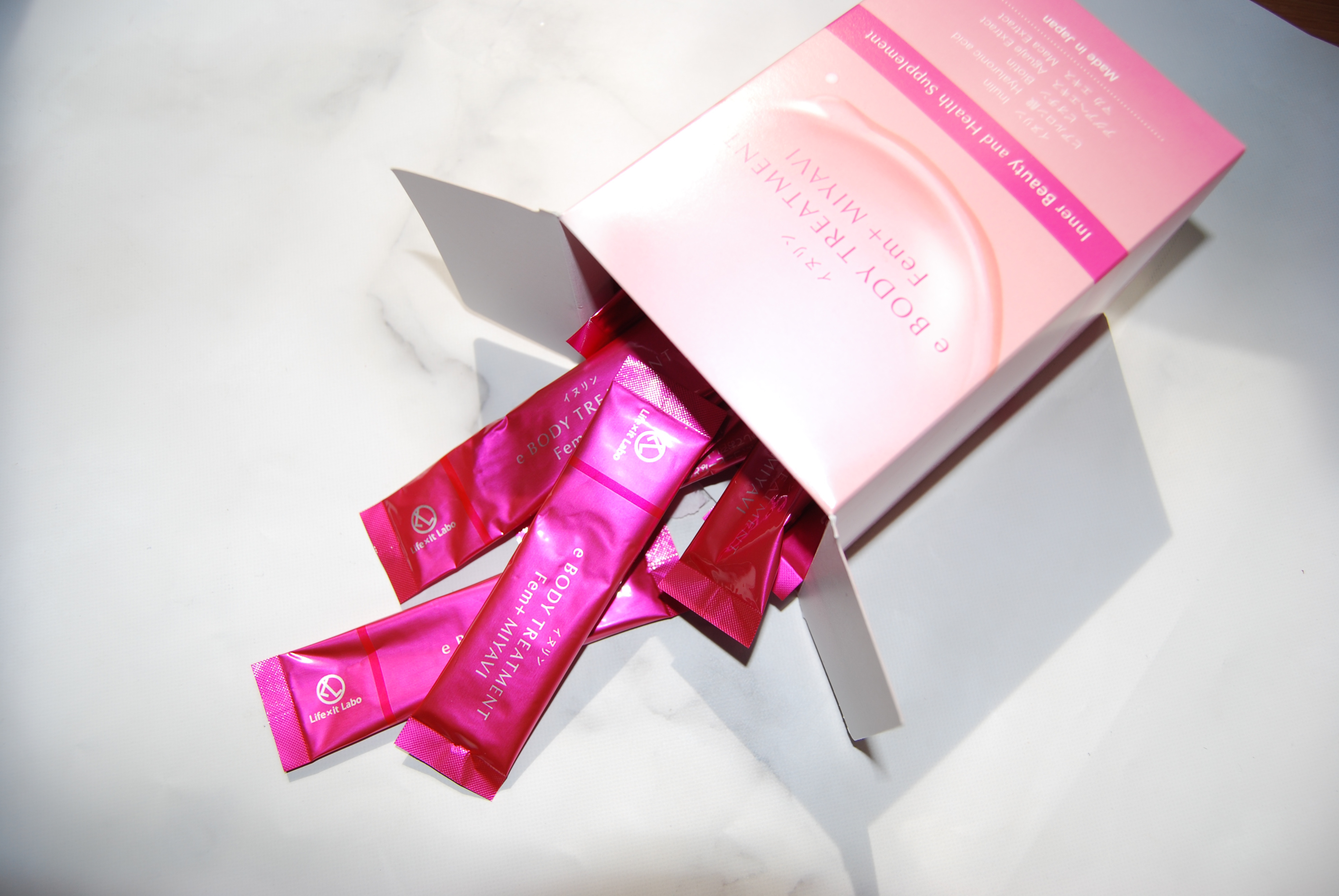 イヌリン e BODY TREATMENT Fem+ MIYAVI/イヌリン/健康サプリメントを使ったクチコミ（1枚目）