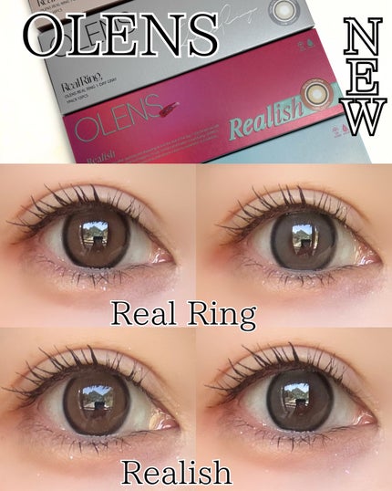 Real Ring 1day/OLENS/ワンデー(1DAY)カラコンを使ったクチコミ(1枚目)