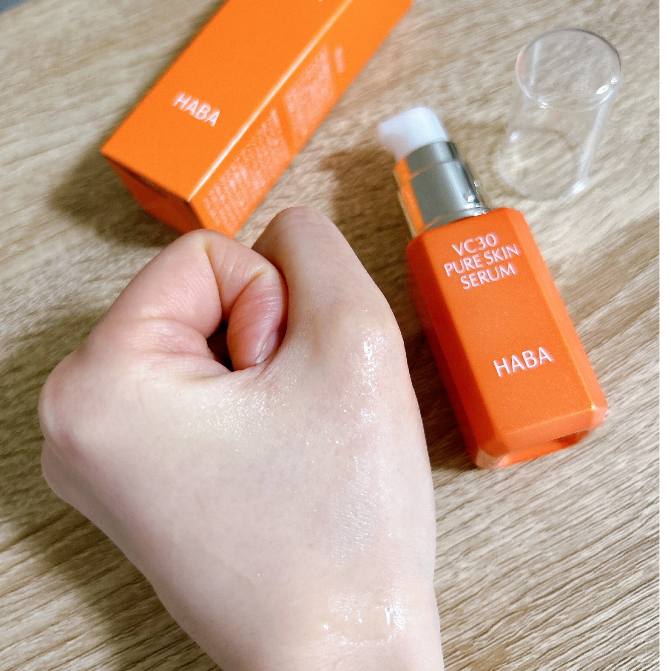 VC30 ピュアスキンセラム/HABA/美容液を使ったクチコミ（3枚目）