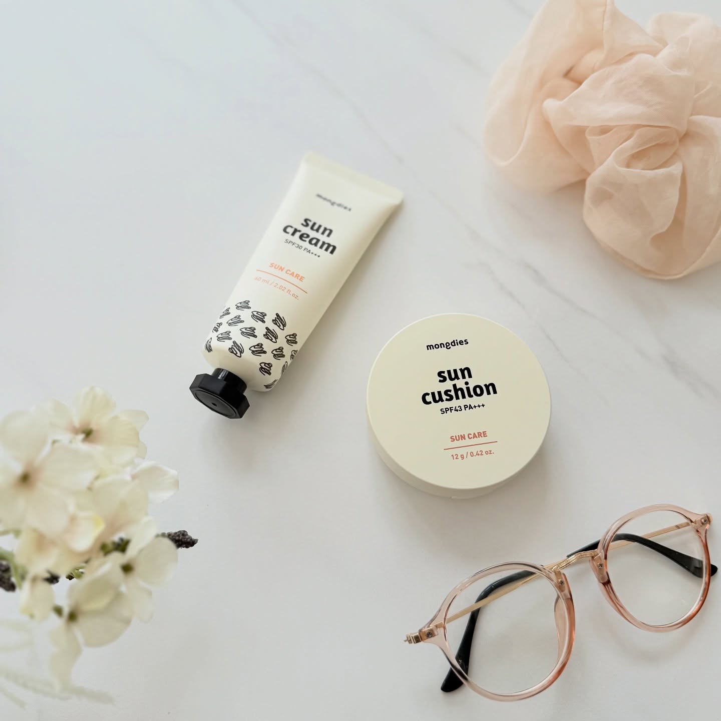 日焼け止めクッション SPF 43 PA+++/モンディエス/日焼け止めローションを使ったクチコミ（1枚目）