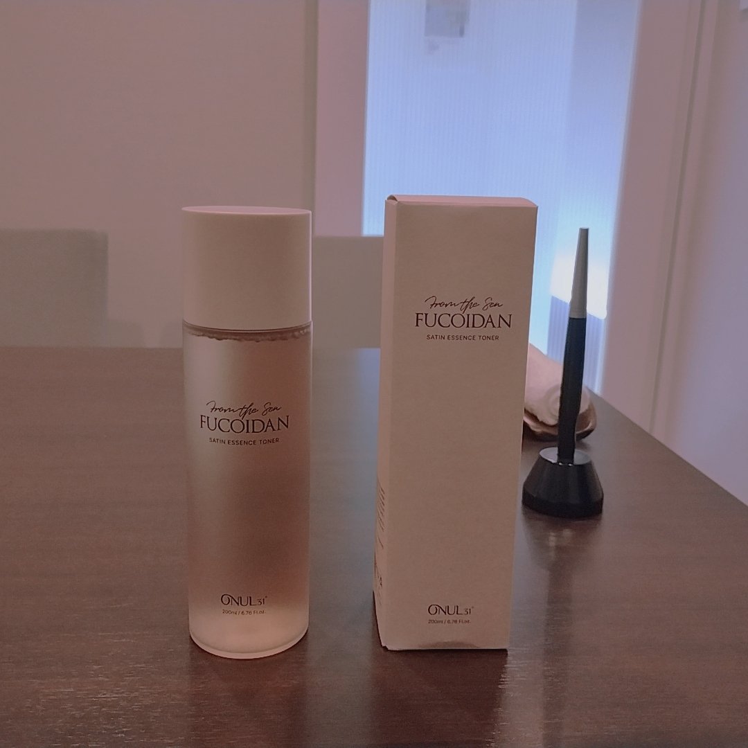 フコイダンサテンエッセンストナー/ONUL31/化粧水を使ったクチコミ（1枚目）