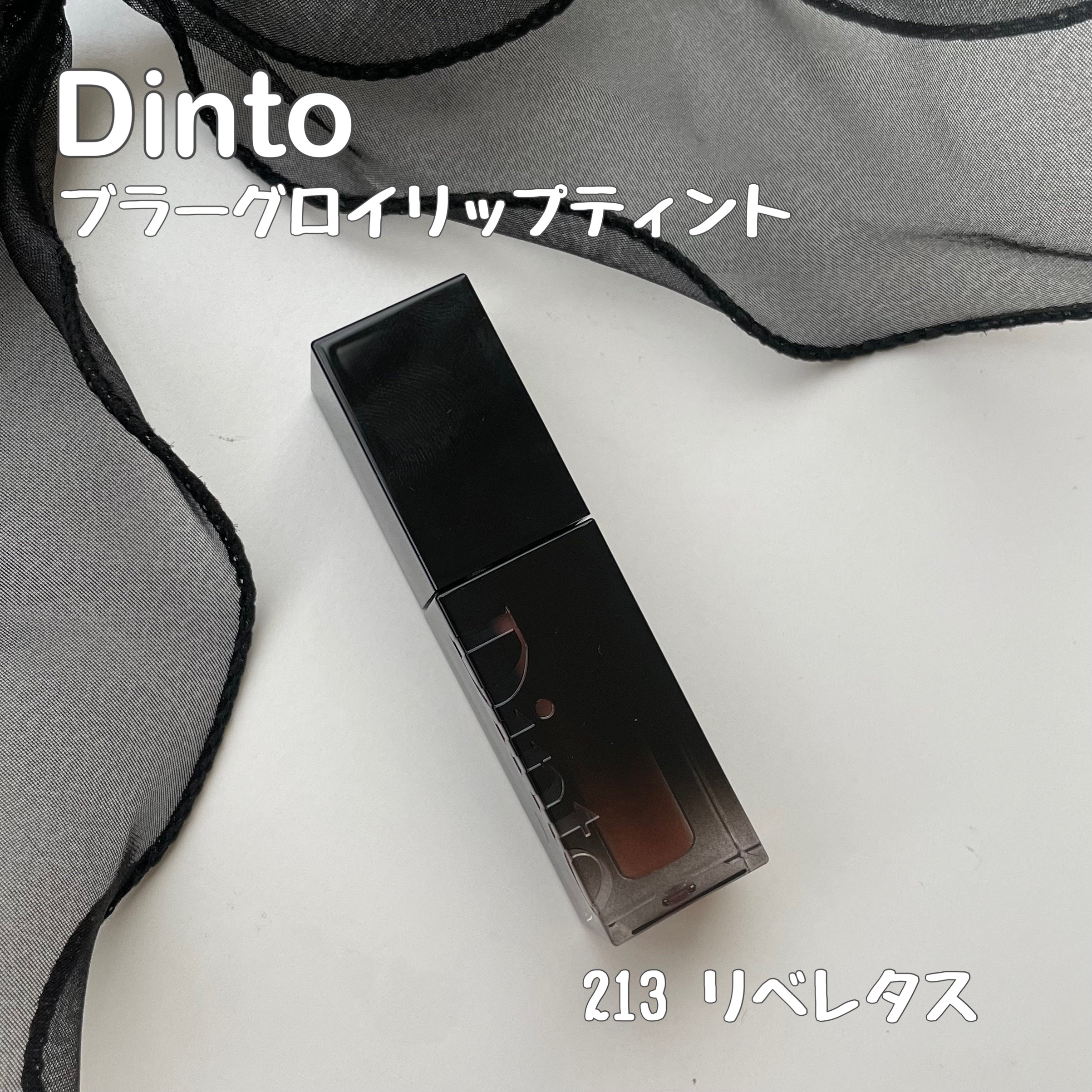 ブラーグロイリップティント 213 リベルタス/Dinto/リップティントを使ったクチコミ（2枚目）