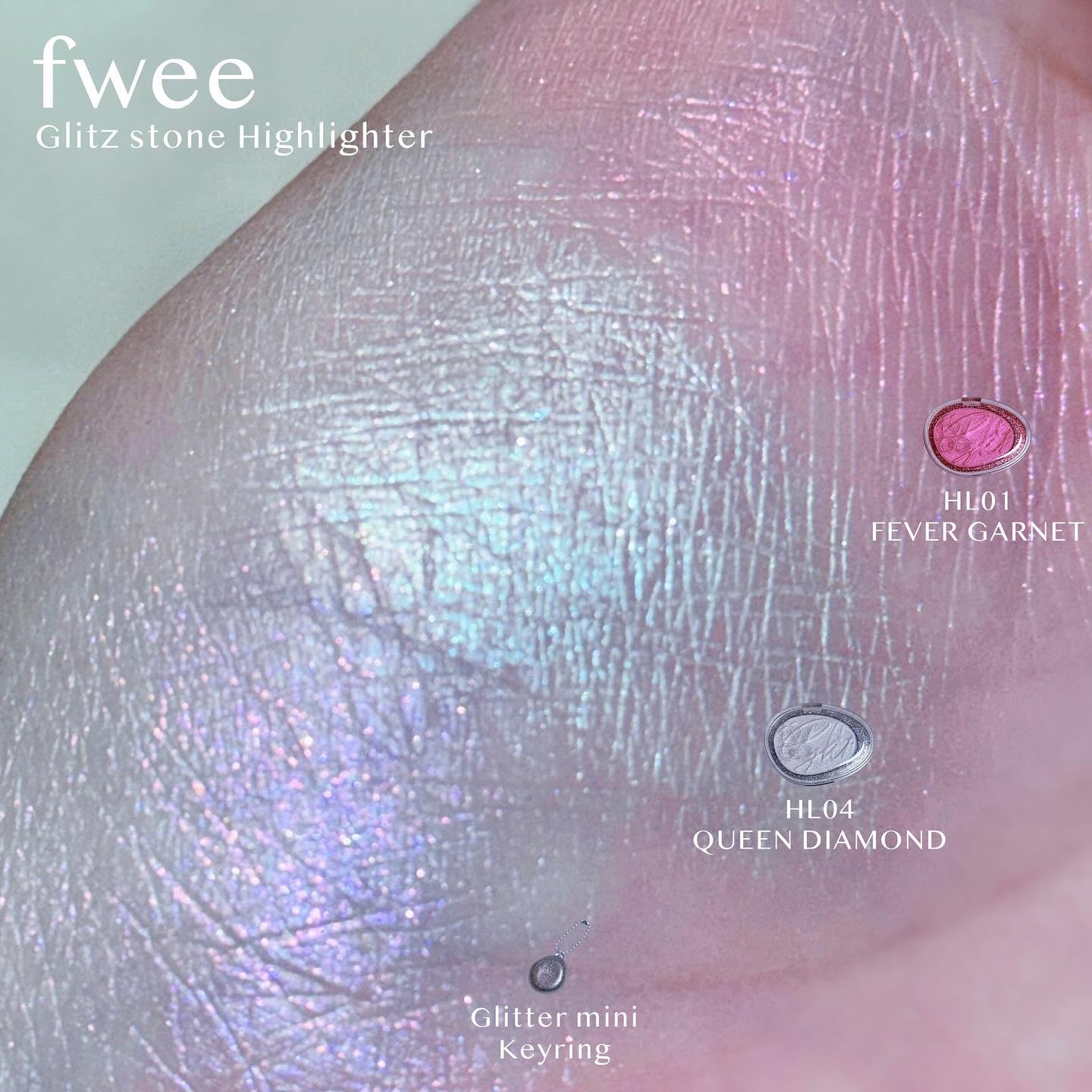 フィー グリッツストーンハイライター/fwee/パウダーハイライトを使ったクチコミ（1枚目）