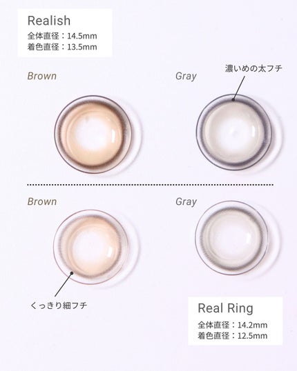 Real Ring 1day/OLENS/ワンデー(1DAY)カラコンを使ったクチコミ(5枚目)