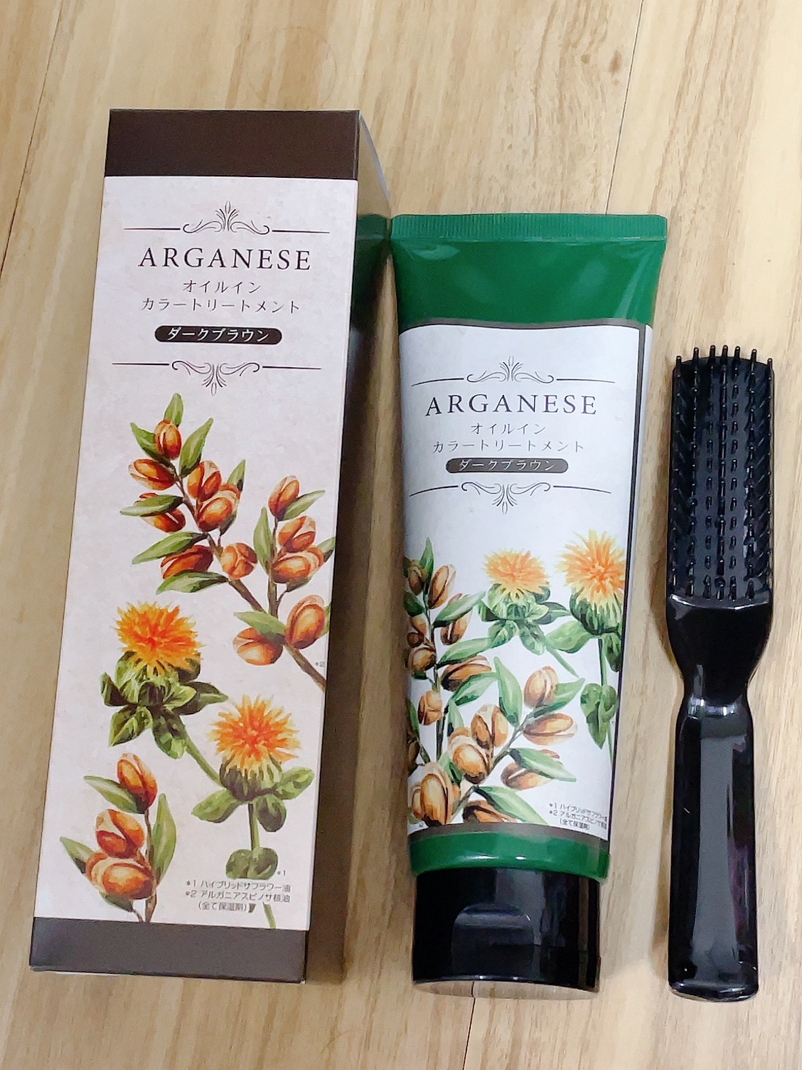 アルガネーゼ オイルインカラートリートメント/ウィルミナ/ヘアカラーを使ったクチコミ（1枚目）