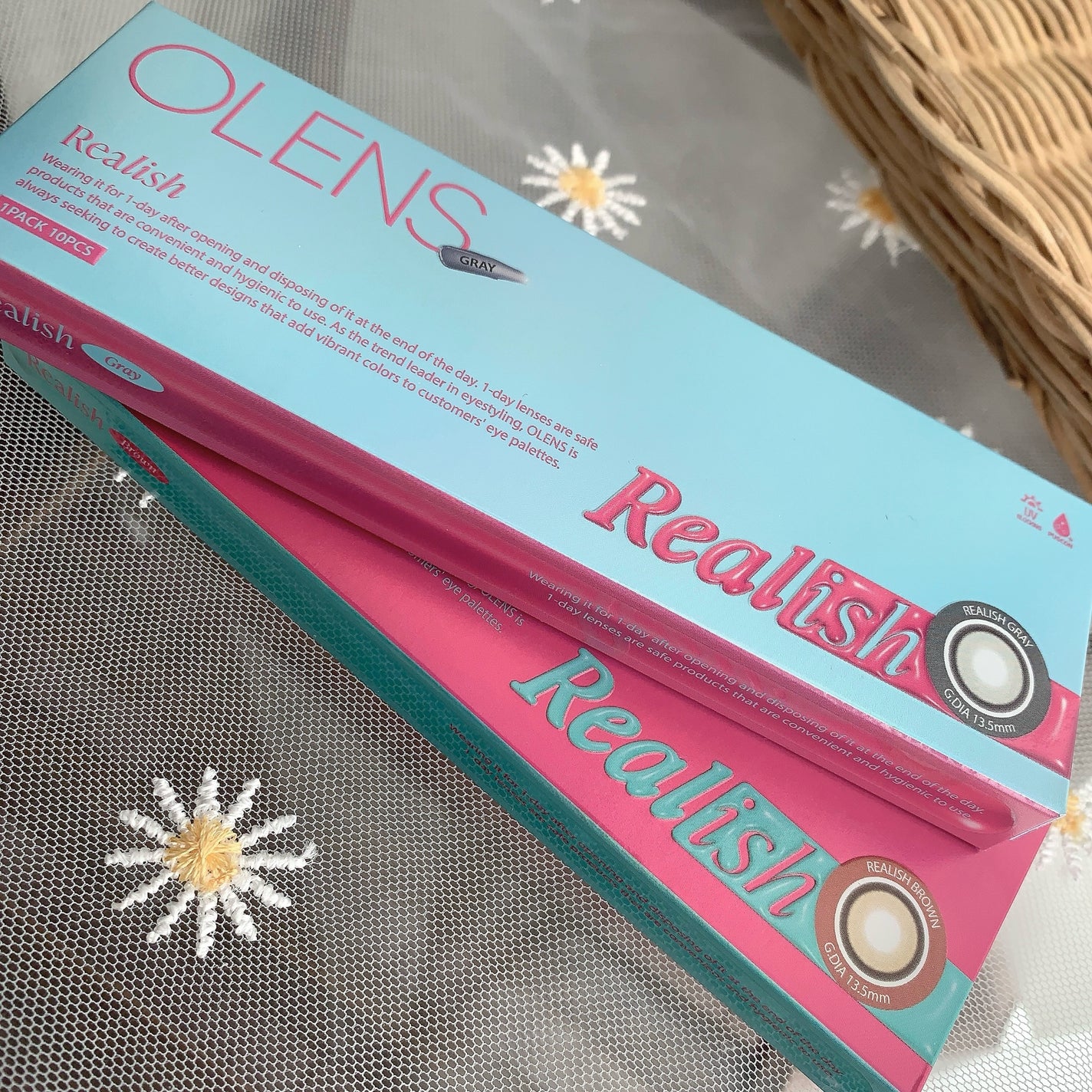 Realish 1day/OLENS/ワンデー(1DAY)カラコンを使ったクチコミ(9枚目)