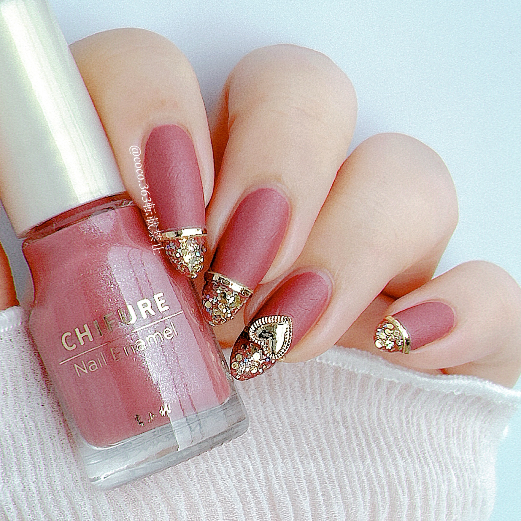 ネイル エナメル/ちふれ/マニキュアを使ったクチコミ（3枚目）