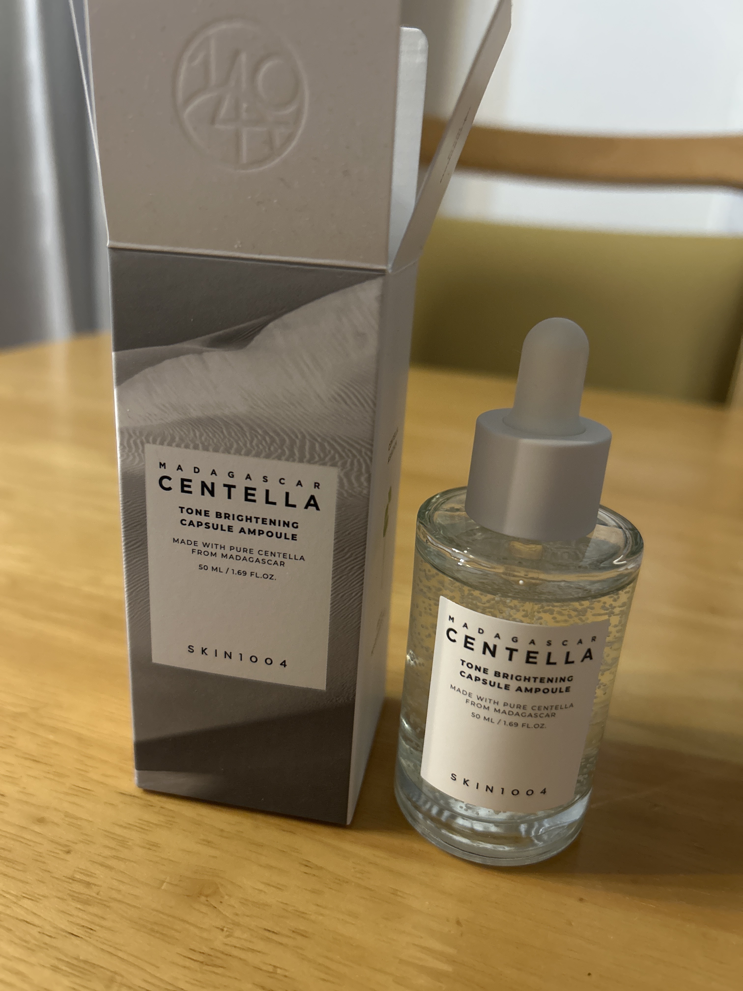 トーンブライトニング カプセルアンプル/SKIN1004/美容液を使ったクチコミ（1枚目）