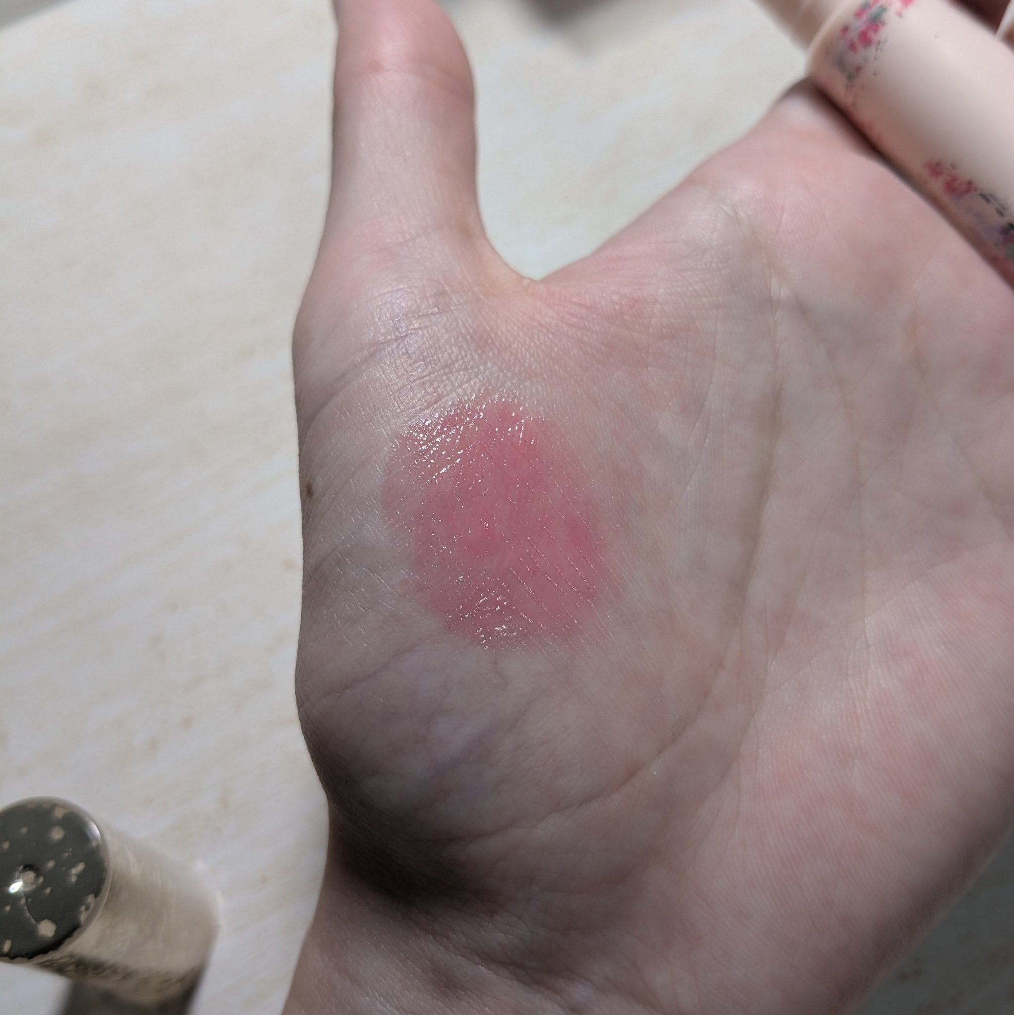 ステイオンバームルージュ 08 ジューシーピオニー/キャンメイク/口紅を使ったクチコミ（3枚目）