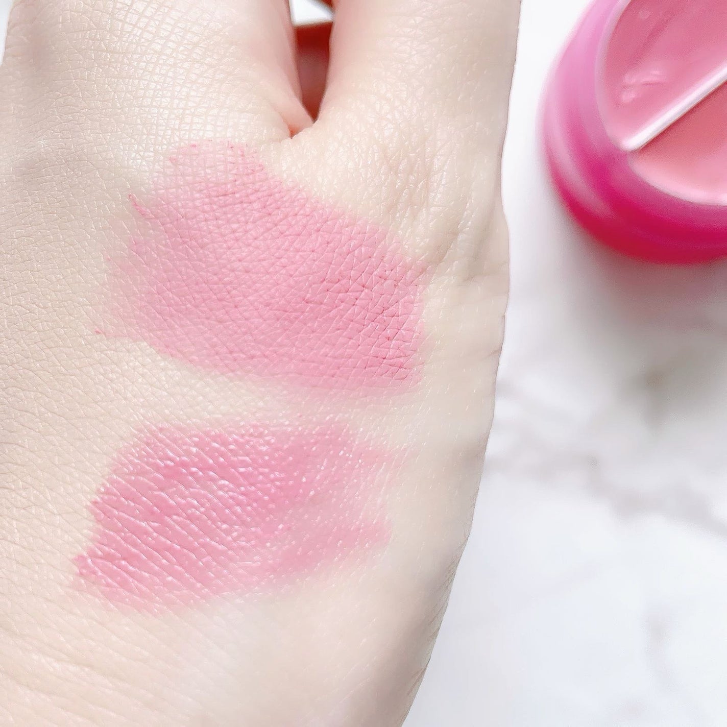 チークトーン リップ&チーク デュオバーム/TONYMOLY/口紅を使ったクチコミ(5枚目)