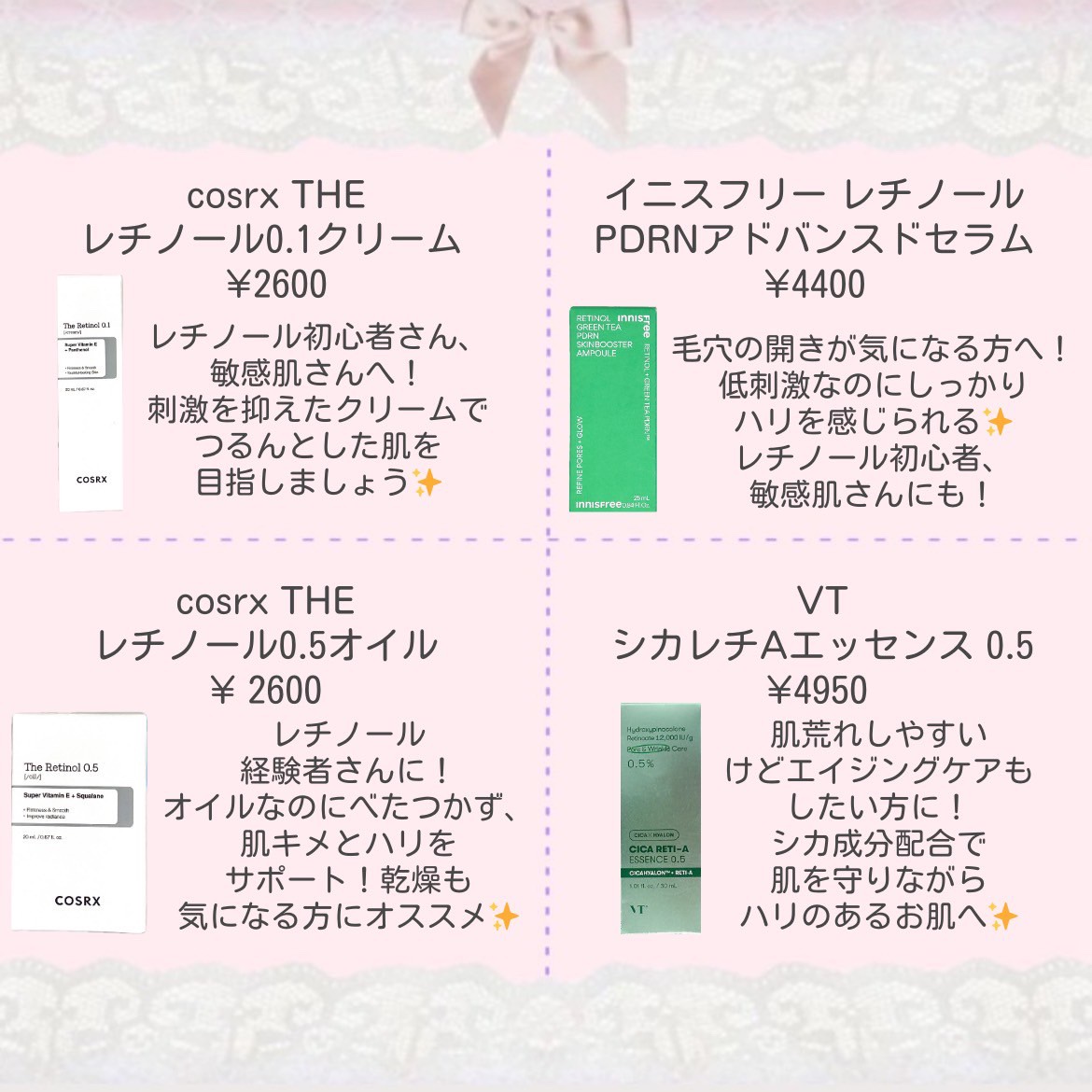 RXザ・レチノール0.1クリーム/COSRX/フェイスクリームを使ったクチコミ（2枚目）