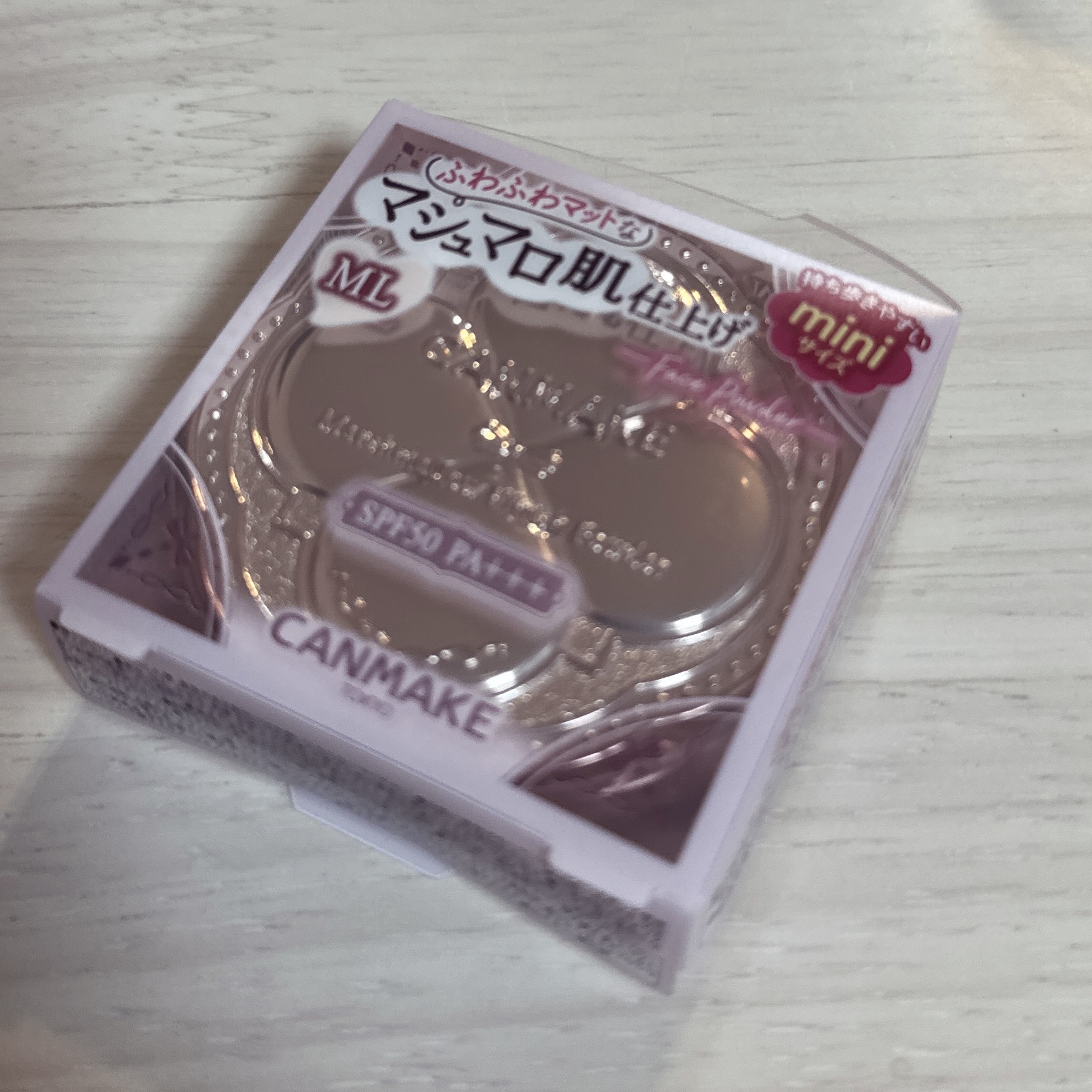 マシュマロフィニッシュパウダー mini/キャンメイク/フェイスパウダーを使ったクチコミ（1枚目）