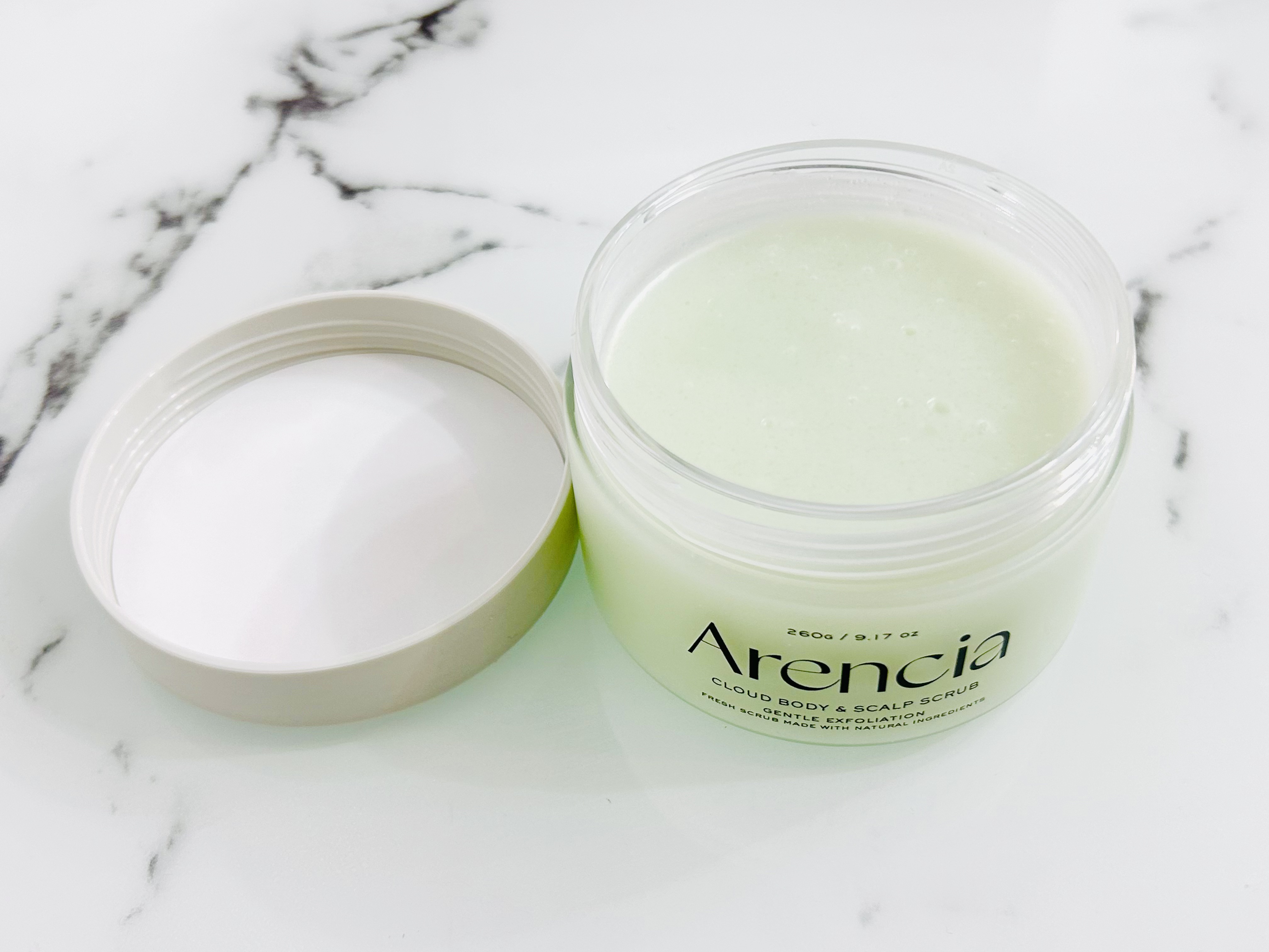 フレッシュクラウドスクラブ ゼラニウム&プリムローズ/アレンシア/ボディスクラブを使ったクチコミ（2枚目）