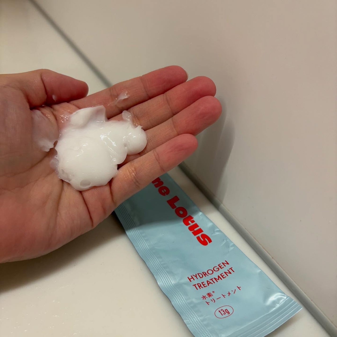 ロータス 水素トリートメント ティー&シトラスの香り/ダイアン/洗い流すヘアトリートメントを使ったクチコミ(5枚目)