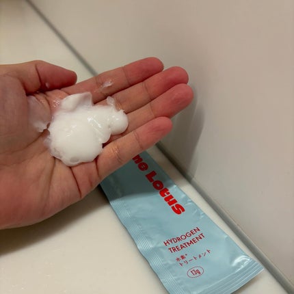 ロータス 水素トリートメント ティー&シトラスの香り/ダイアン/洗い流すヘアトリートメントを使ったクチコミ(5枚目)