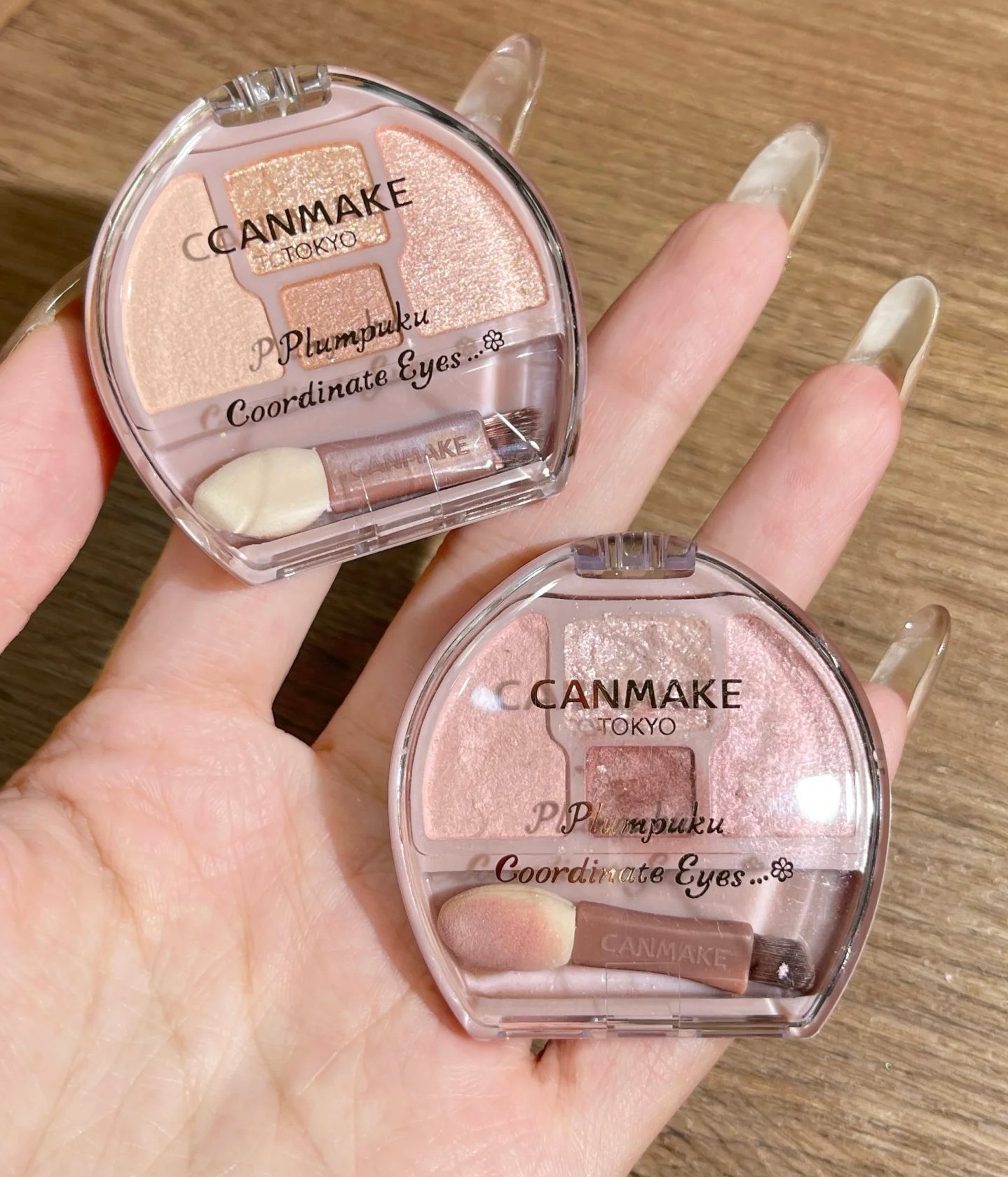 プランぷくコーデアイズ/キャンメイク/パウダーアイシャドウを使ったクチコミ（1枚目）