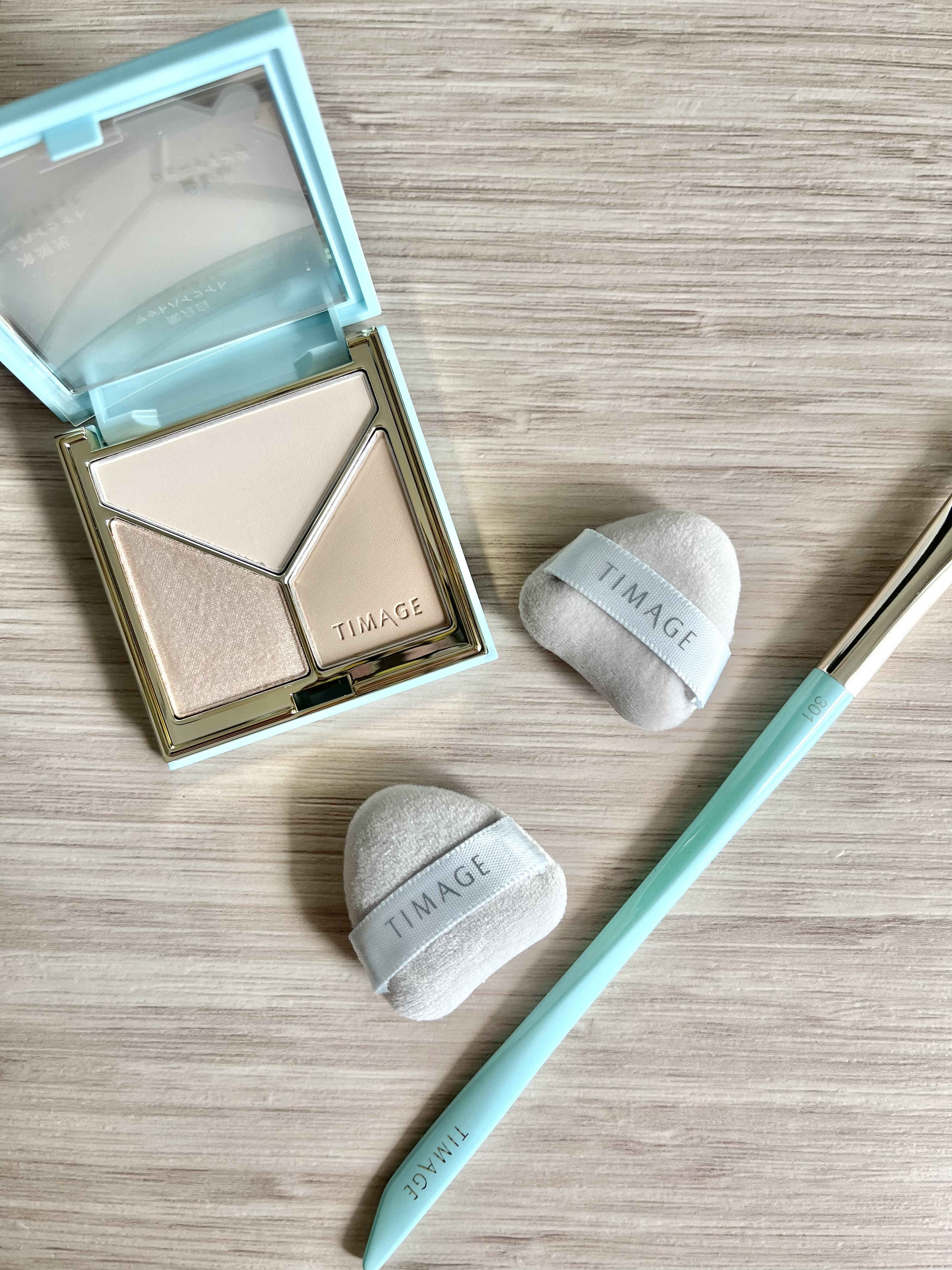 ハイライト・シェーディングパレットミニセット/TIMAGE/メイクアップキットを使ったクチコミ（1枚目）