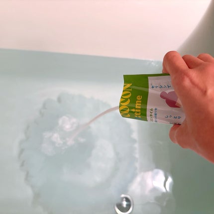 「COCON time」セリシン入り入浴料/みやびやかシリーズ/無機塩系入浴剤を使ったクチコミ(4枚目)