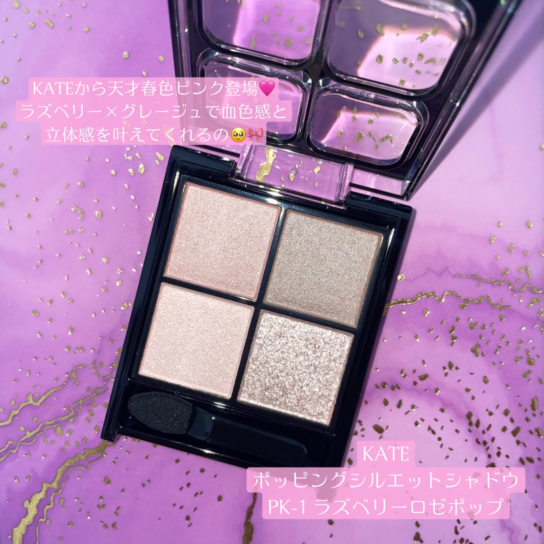 ケイト ポッピングシルエットシャドウ/KATE/アイシャドウパレットを使ったクチコミ（2枚目）
