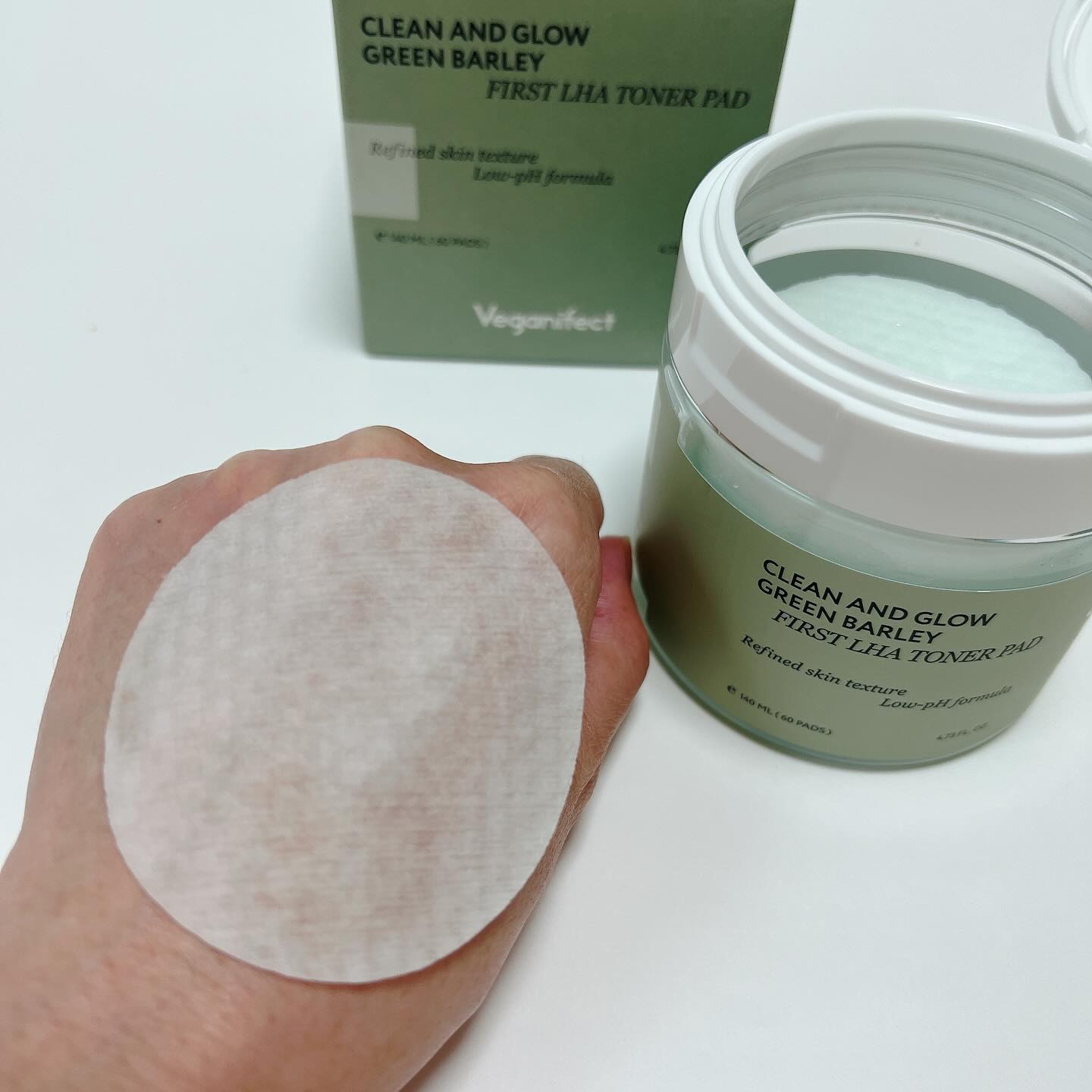 青麦ファーストLHAトナーパッド/Veganifect/トナーパッドを使ったクチコミ（3枚目）