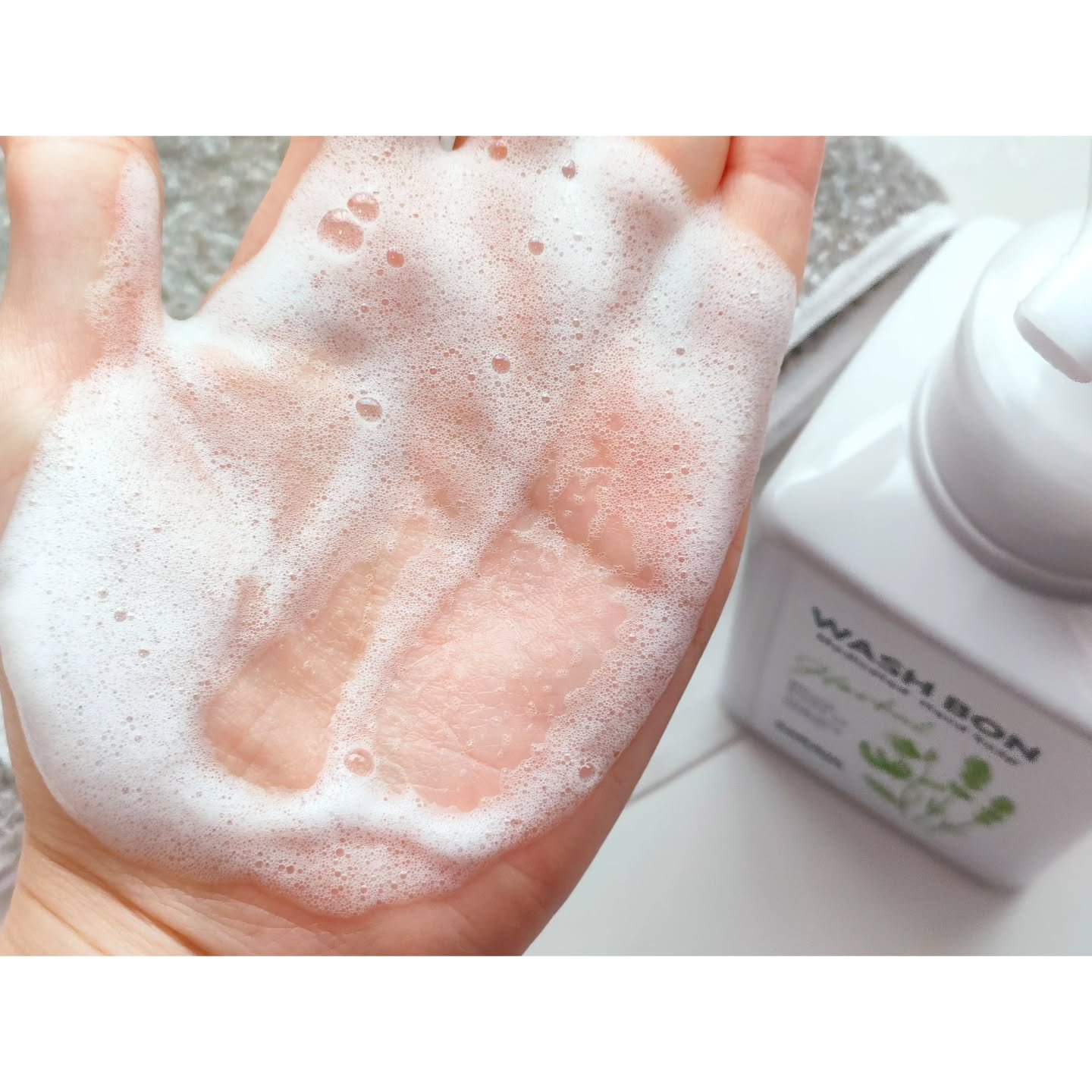 ウォシュボン ハーバル薬用ハンドソープ/サラヤ/ハンドソープを使ったクチコミ（3枚目）