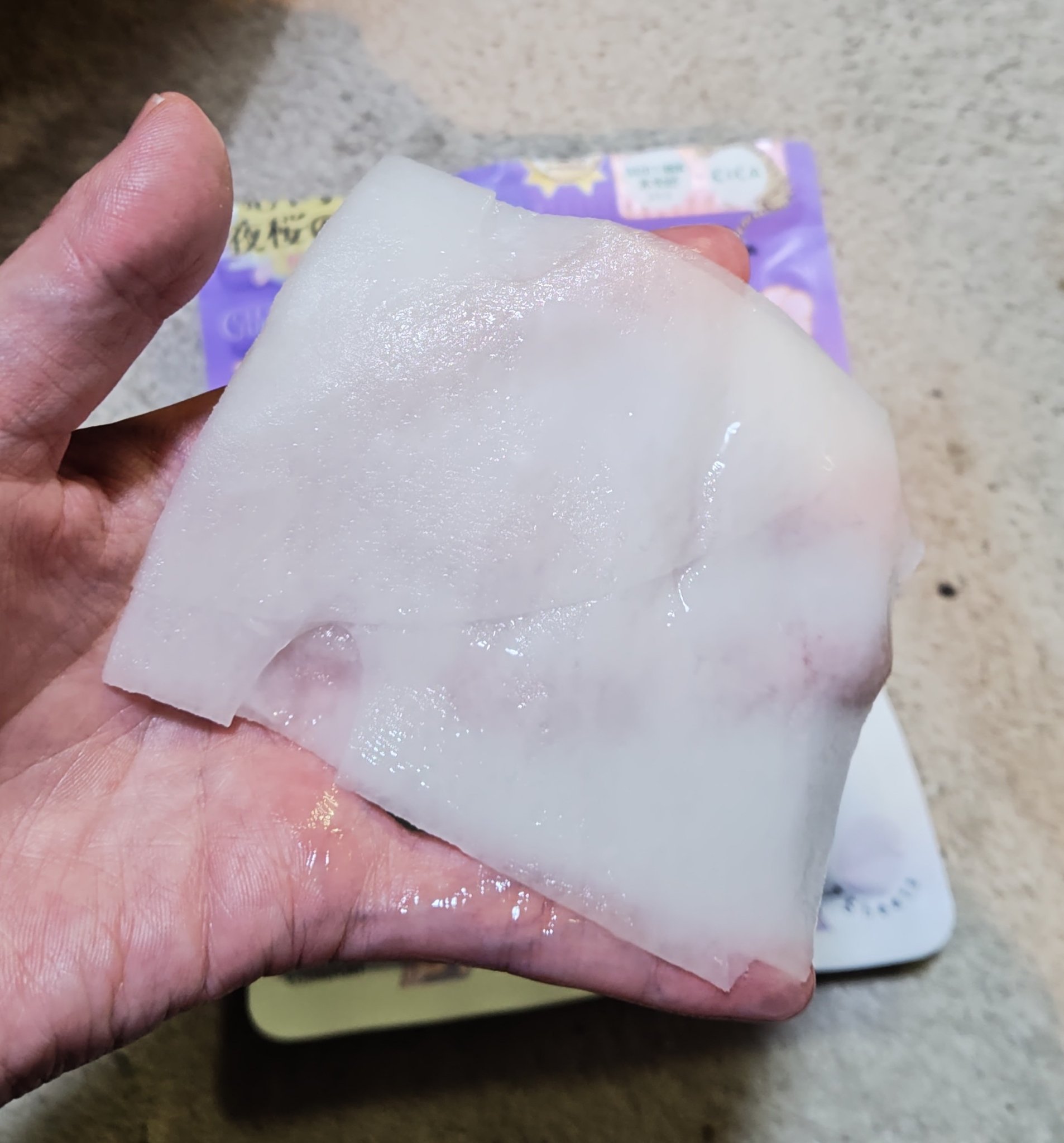 クリアターン　毛穴小町　夜桜香るマスク/クリアターン/シートマスク・パックを使ったクチコミ（2枚目）