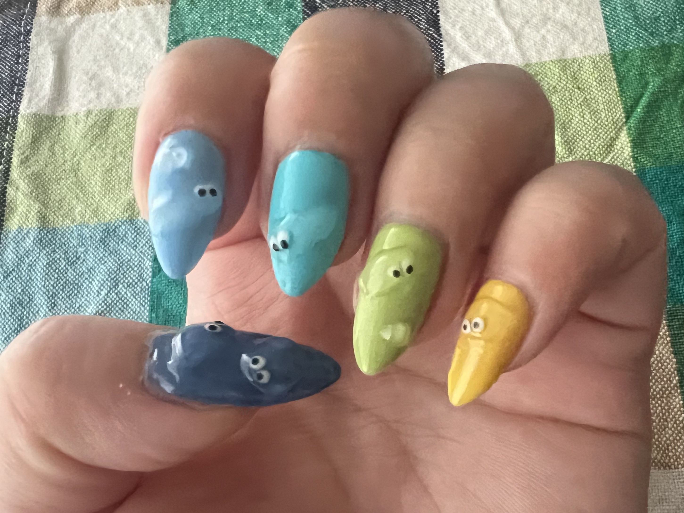 アイシングジェルネイル/セリア/ジェルネイルを使ったクチコミ（3枚目）