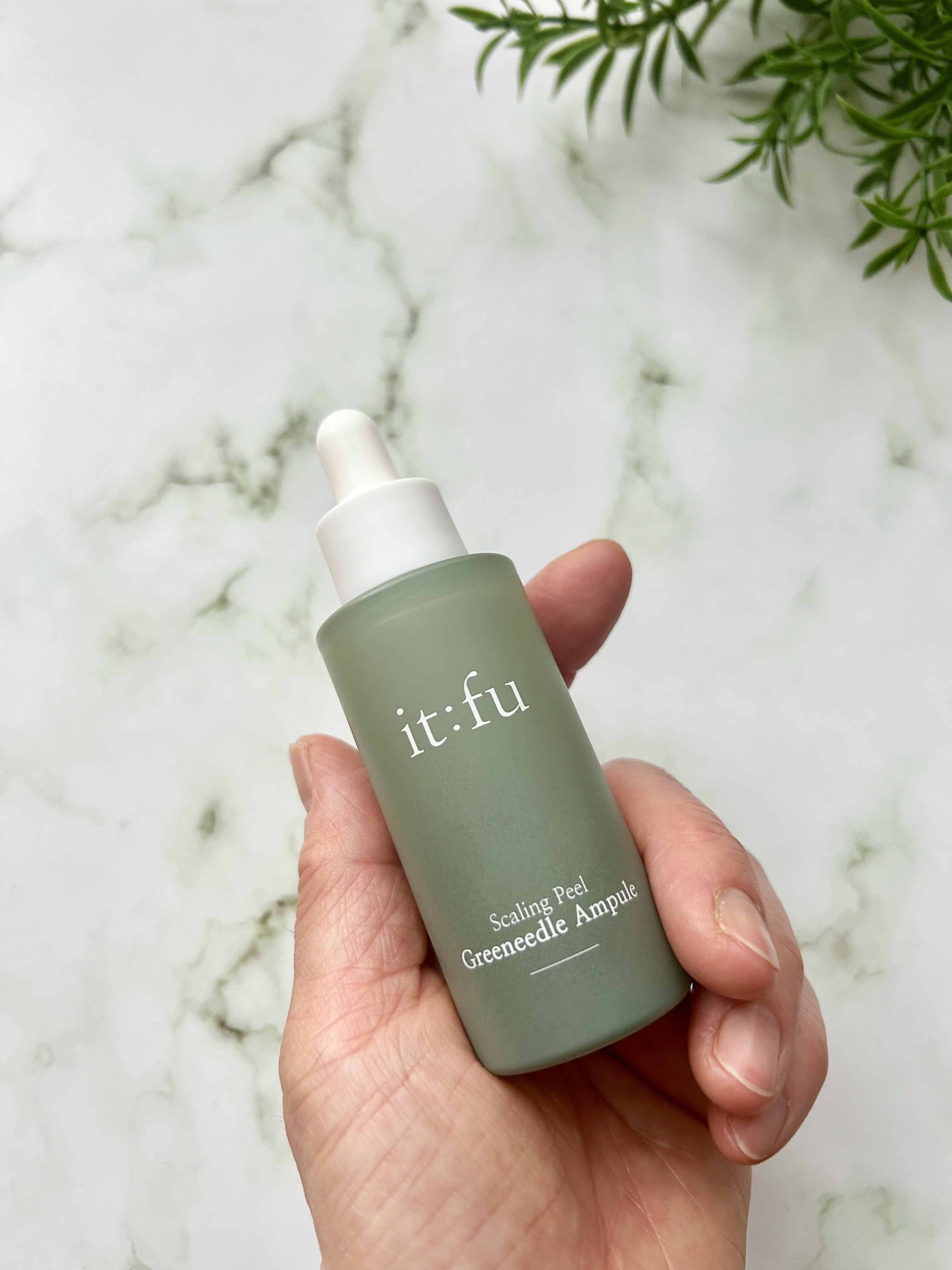 グリーンニードル アンプル/itfu/美容液を使ったクチコミ（2枚目）
