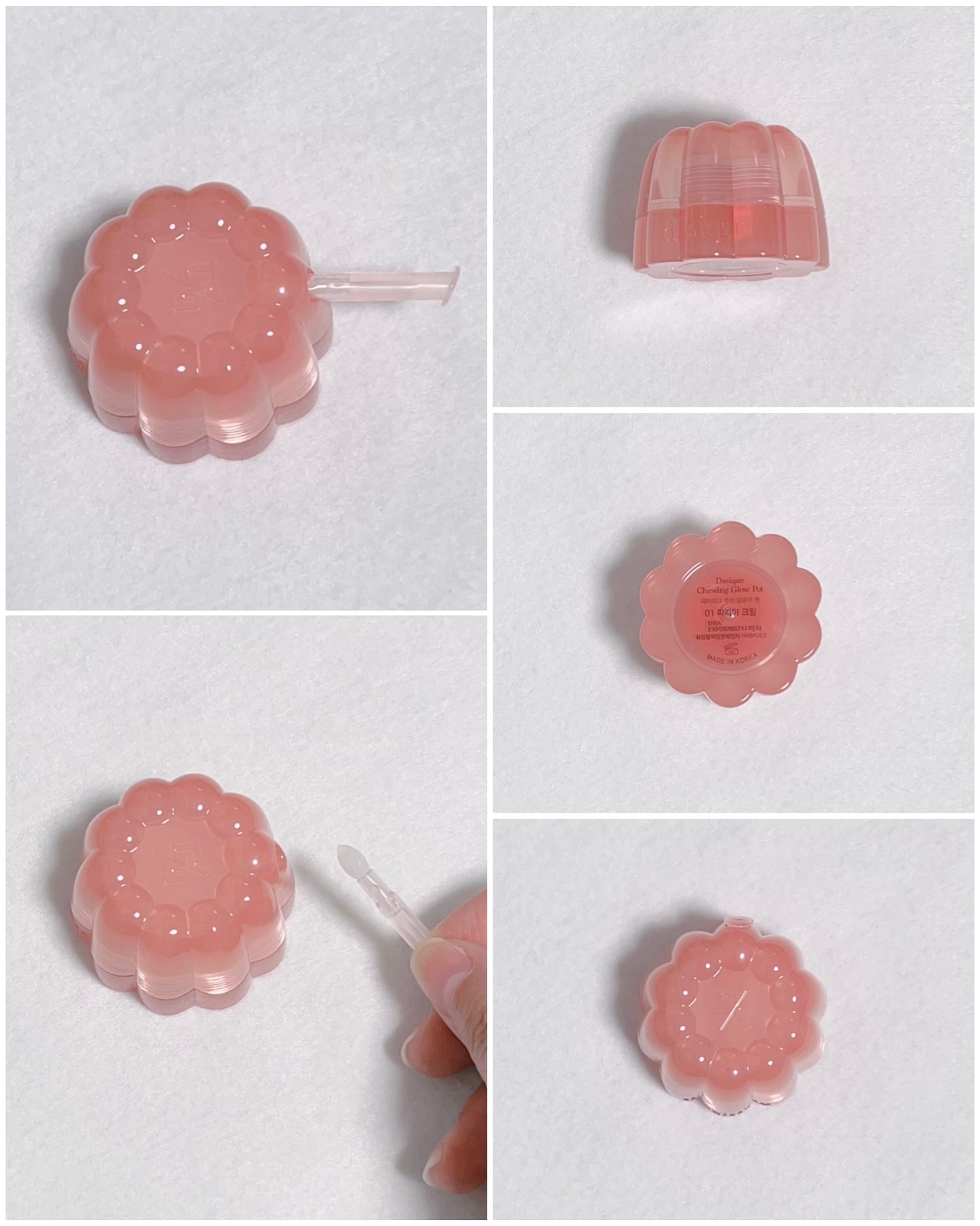 チューインググロウポット/dasique/口紅を使ったクチコミ（2枚目）