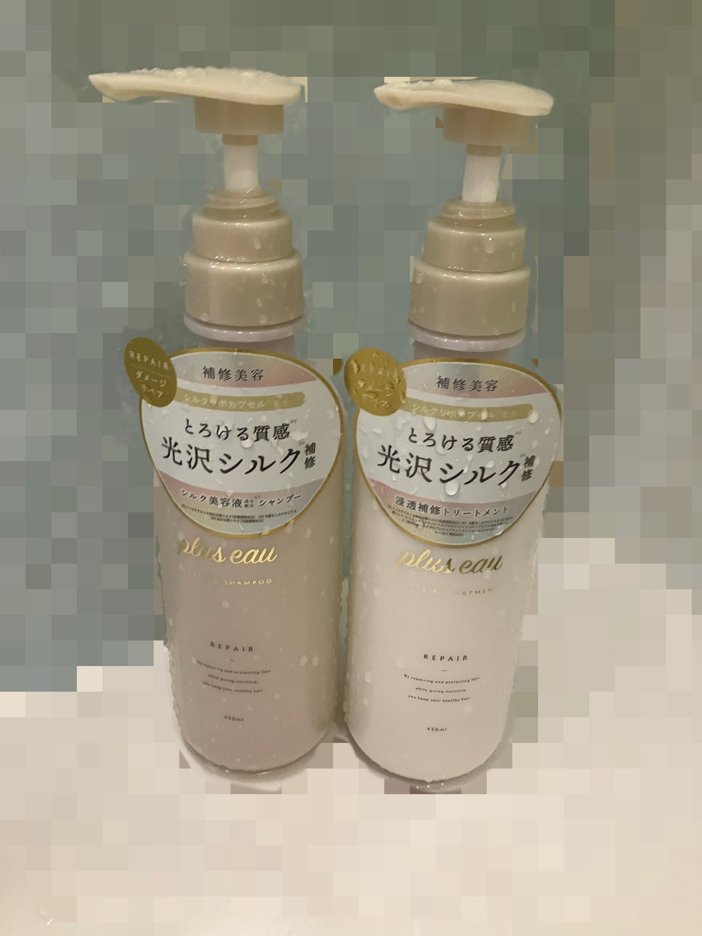 ãªãã¢ã·ã£ã³ããŒ/ãªãã¢ããªãŒãã¡ã³ã/plus eau/åžè²©ã·ã£ã³ããŒã䜿ã£ãã¯ãã³ãïŒ1æç®ïŒ