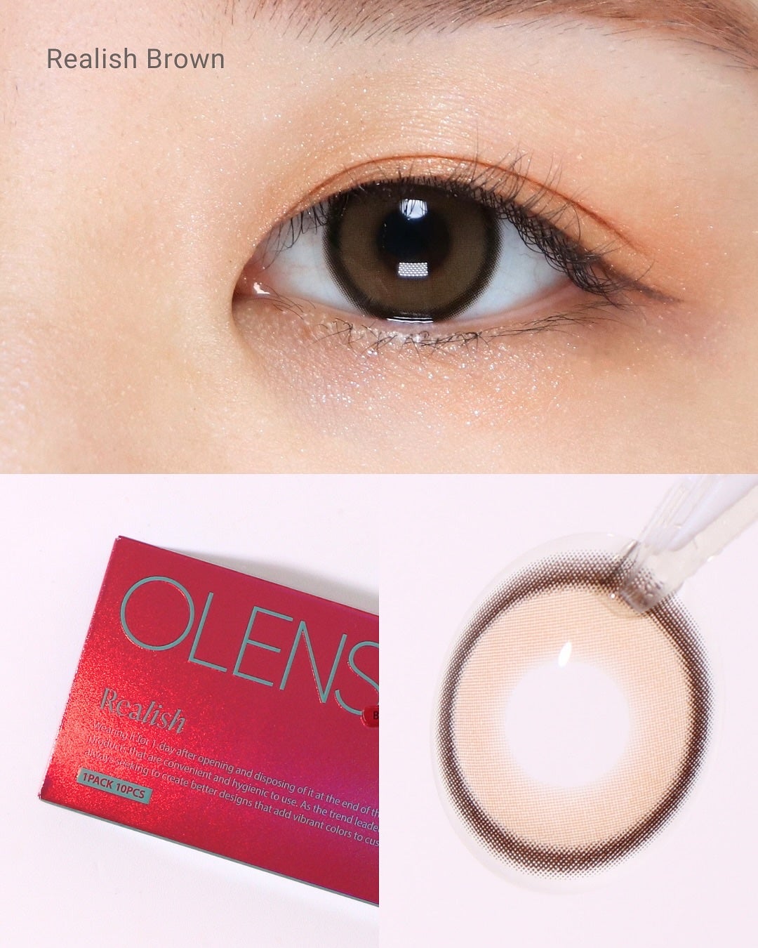 Real Ring 1day/OLENS/ワンデー(1DAY)カラコンを使ったクチコミ(3枚目)