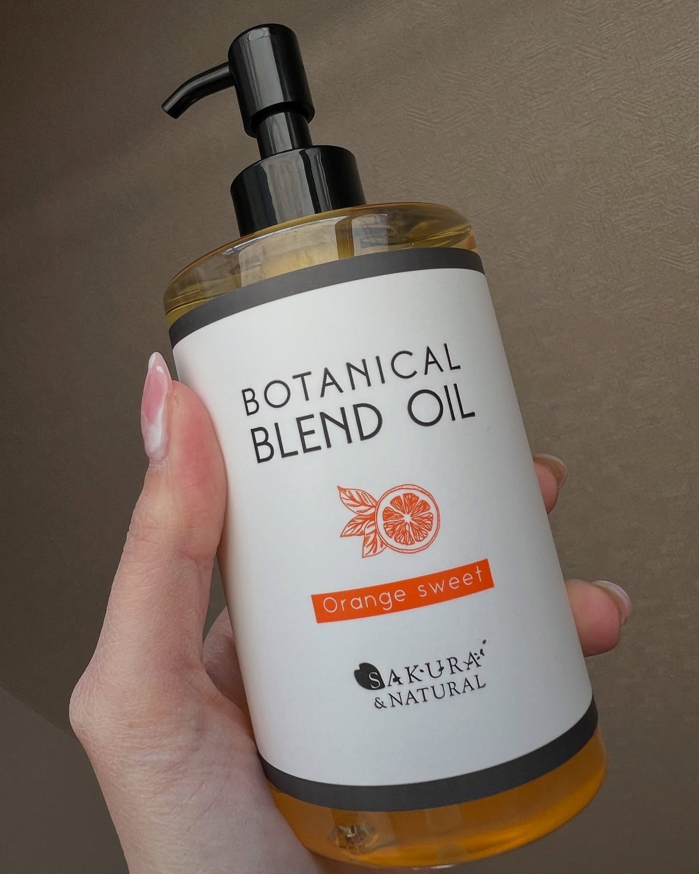 ボタニカルブレンドオイル オレンジ/SAKURA&NATURAL/ボディオイルを使ったクチコミ(6枚目)