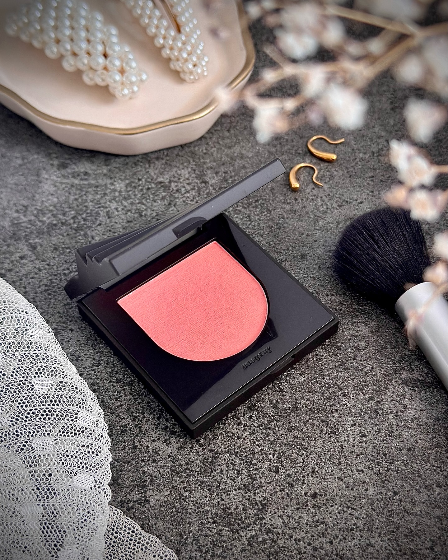 スウェイチークブラッシャー/nuegray/ジェル・クリームチークを使ったクチコミ（1枚目）