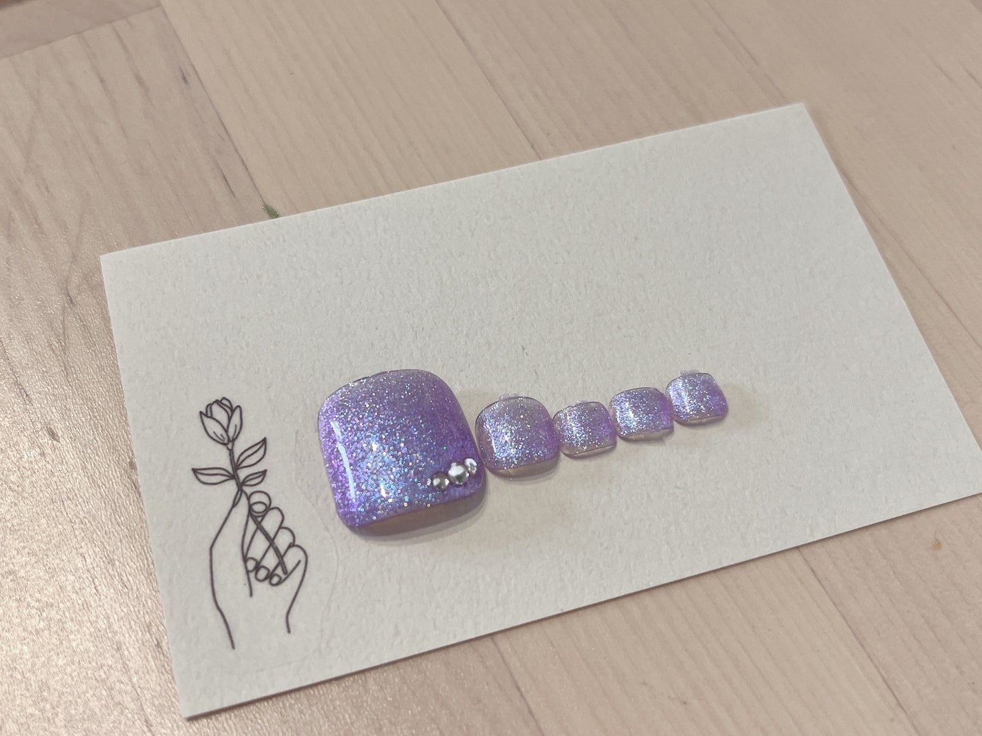 ジェルネイル(ライト対応)/セリア/ジェルネイルを使ったクチコミ(1枚目)