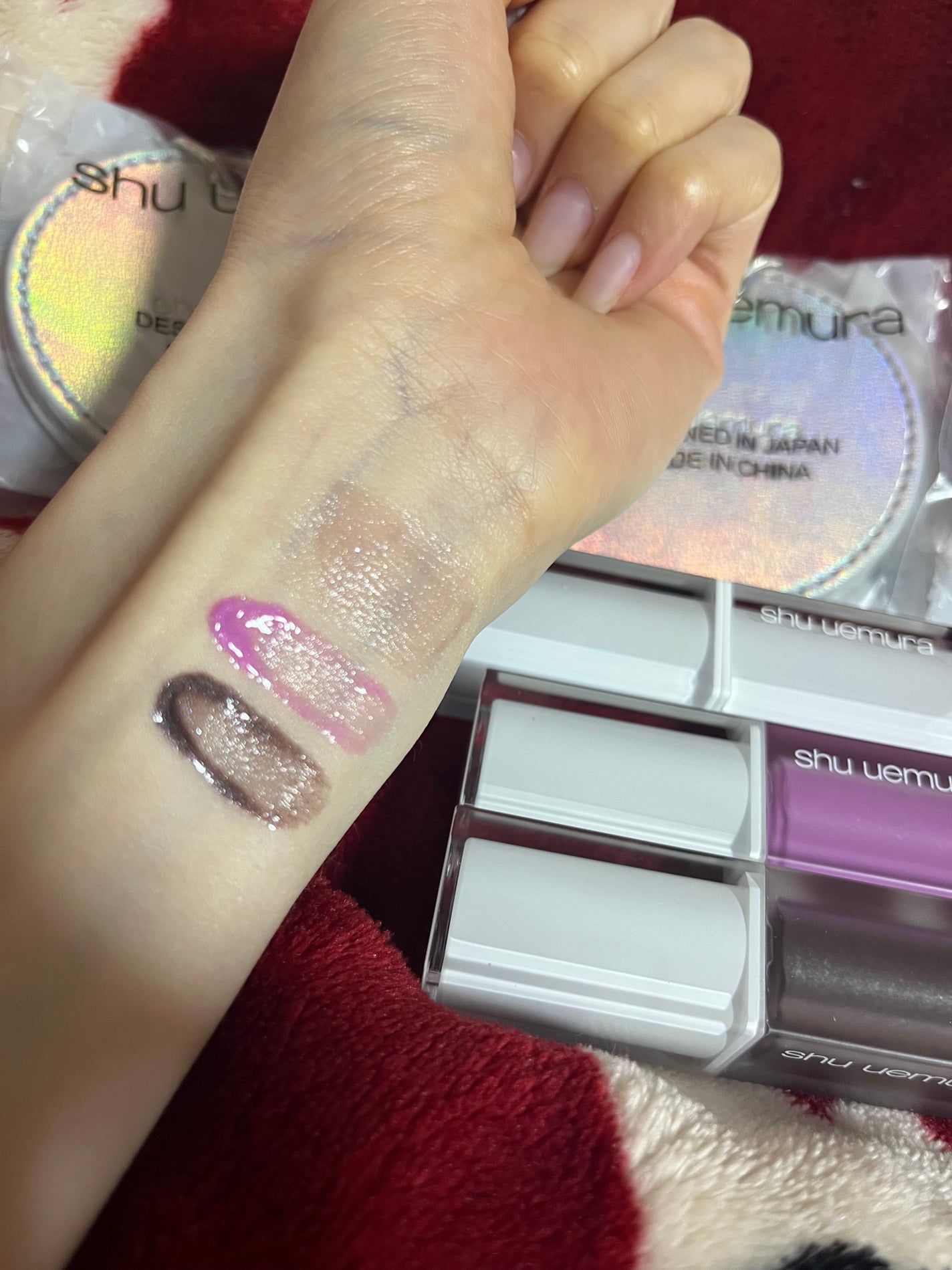 キヌケアグローアップ グリーム/shu uemura/口紅を使ったクチコミ(2枚目)