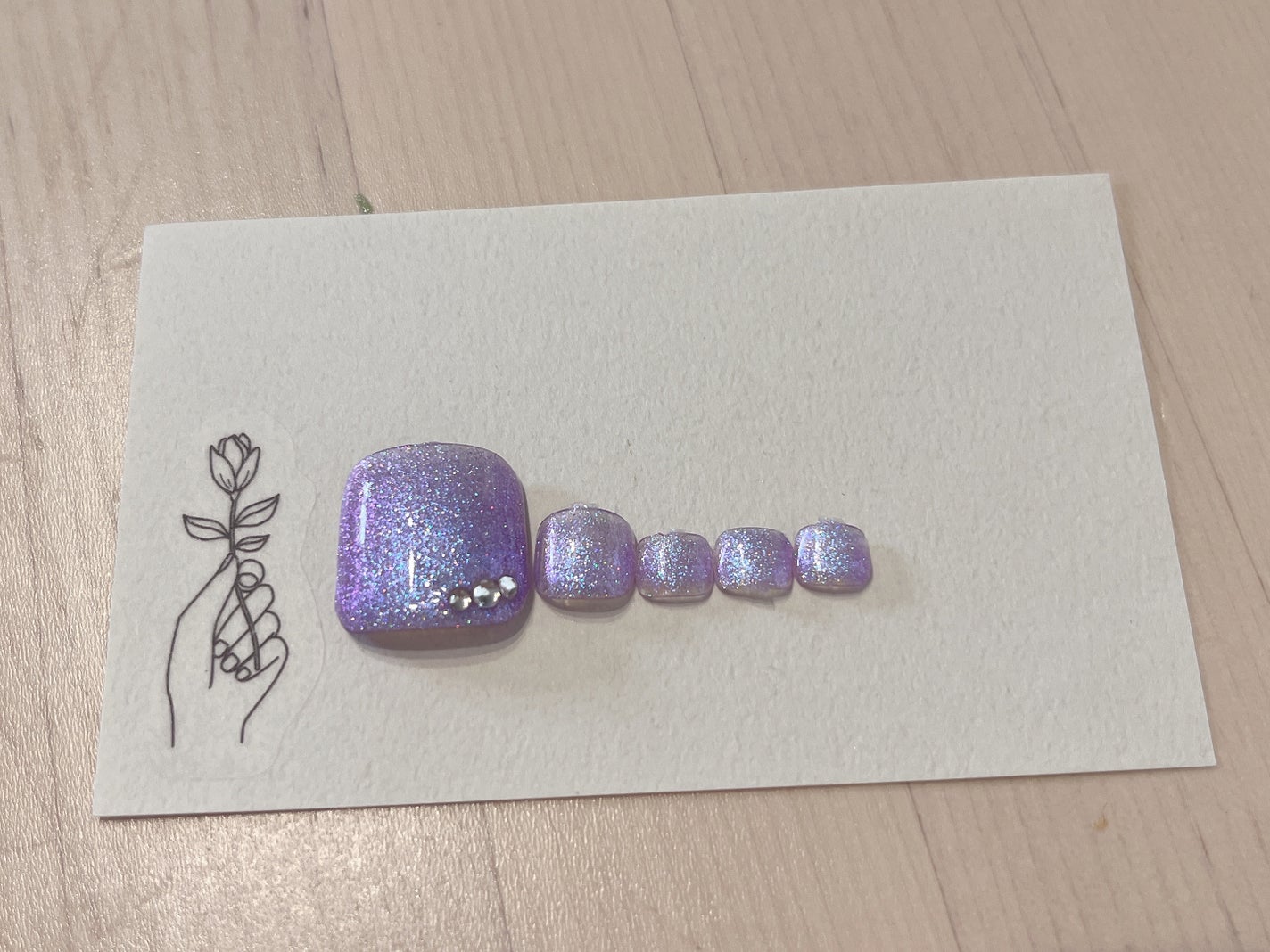 ジェルネイル(ライト対応)/セリア/ジェルネイルを使ったクチコミ(2枚目)