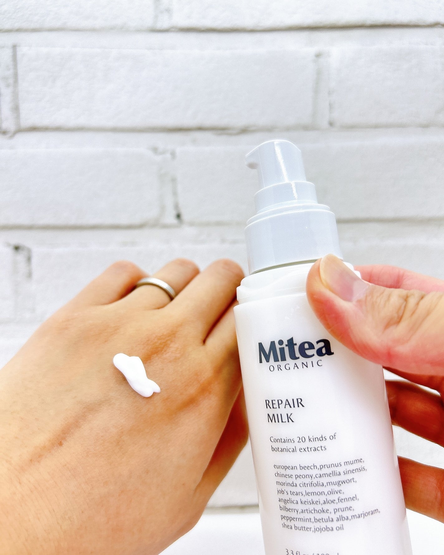 ミティア リペアミルク(乳液・オールインワン) ウッディラベンダーの香り/ミティア オーガニック/乳液を使ったクチコミ(2枚目)