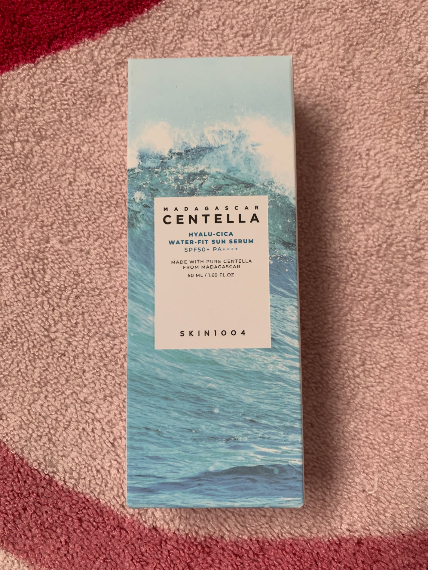 ヒアルーシカ ウォーターフィット サンセラム/SKIN1004/日焼け止めローションを使ったクチコミ(1枚目)